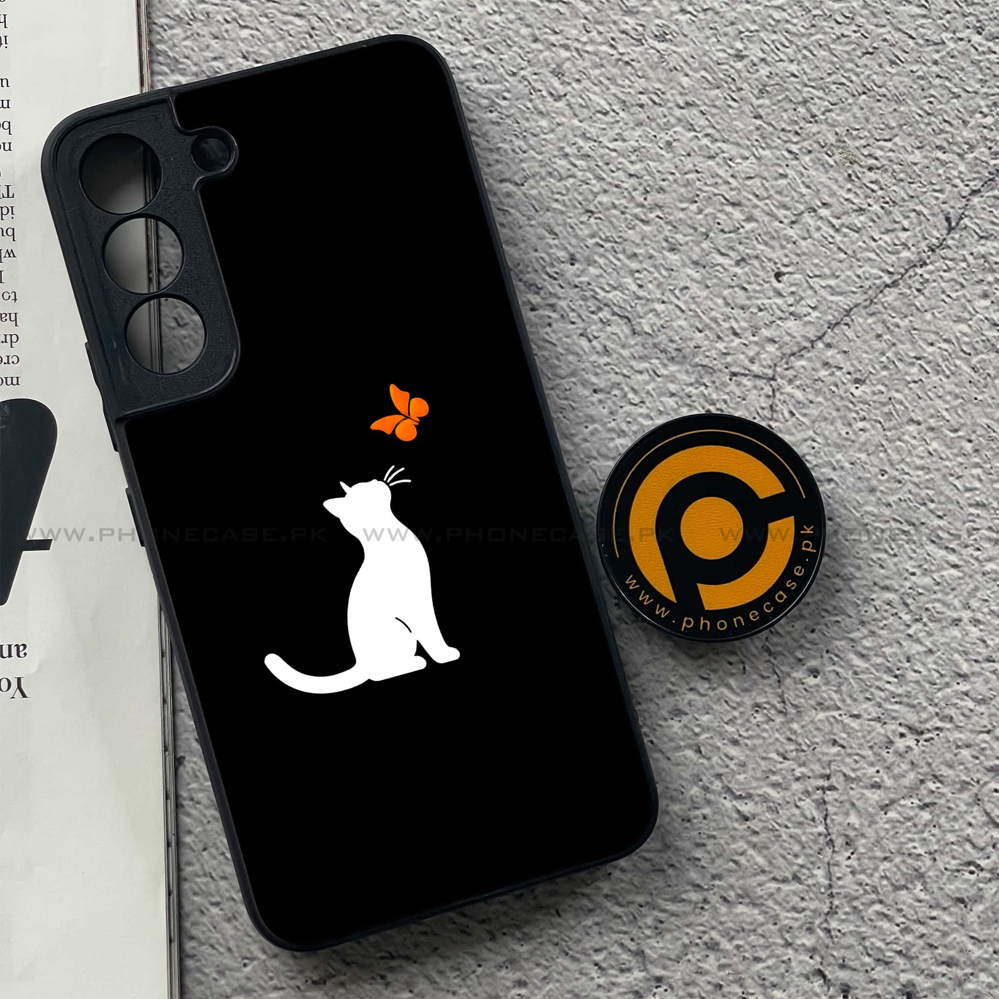 Samsung Galaxy S22 - Minimalistic Design Series - Premium Metal Printed soft Bumper shock Proof Case