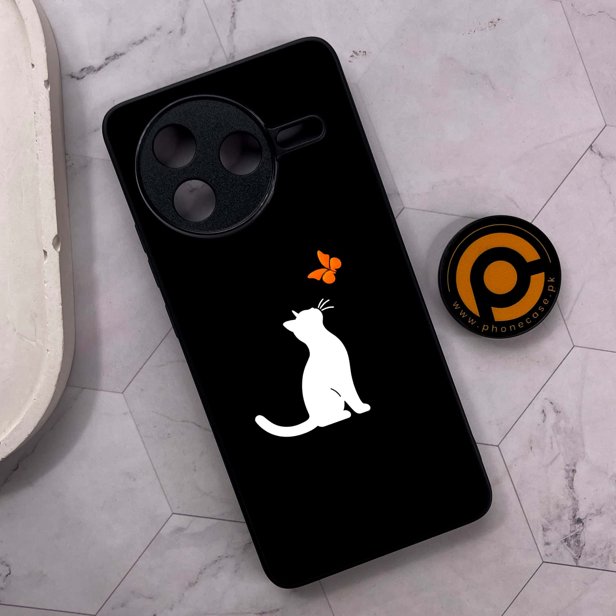 Xiaomi Poco F7 Pro 5G - Minimalistic Design Series - Premium Metal Printed soft Bumper shock Proof Case