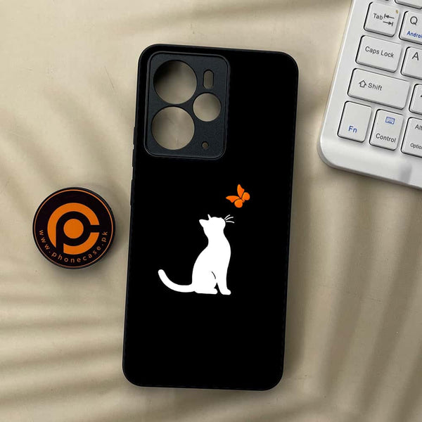 Realme 14T 5G - Minimalistic Design Series - Premium Metal Printed soft Bumper Shock Proof Case