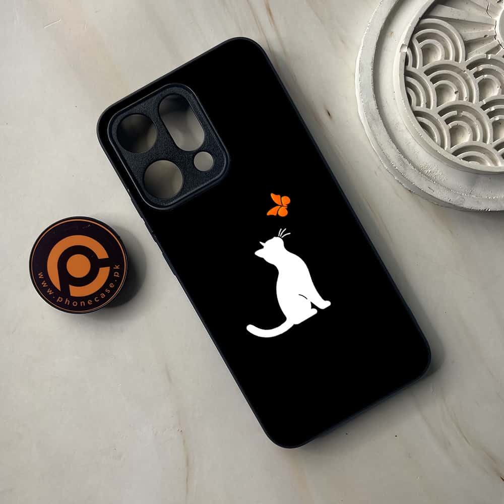 Oppo Reno 14 5G - Minimalistic Design Series - Premium Metal Printed soft Bumper shock Proof Case