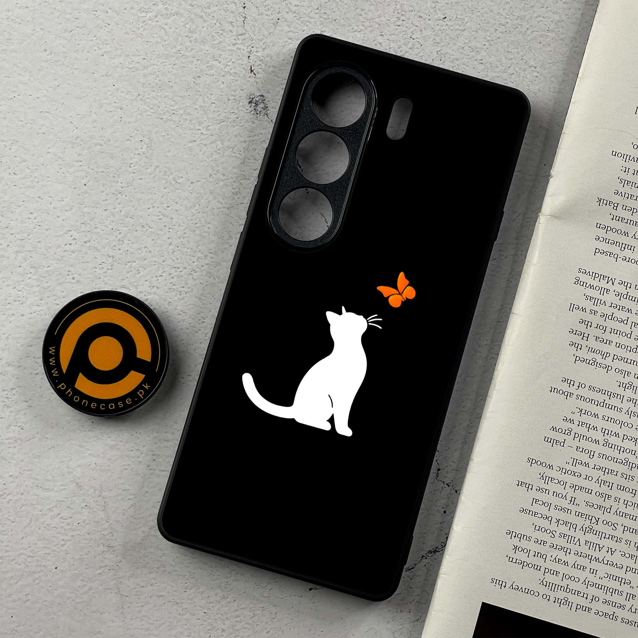 Tecno Camon 40 - Minimalistic Design Series - Premium Metal Printed Soft Bumper Shockproof Case