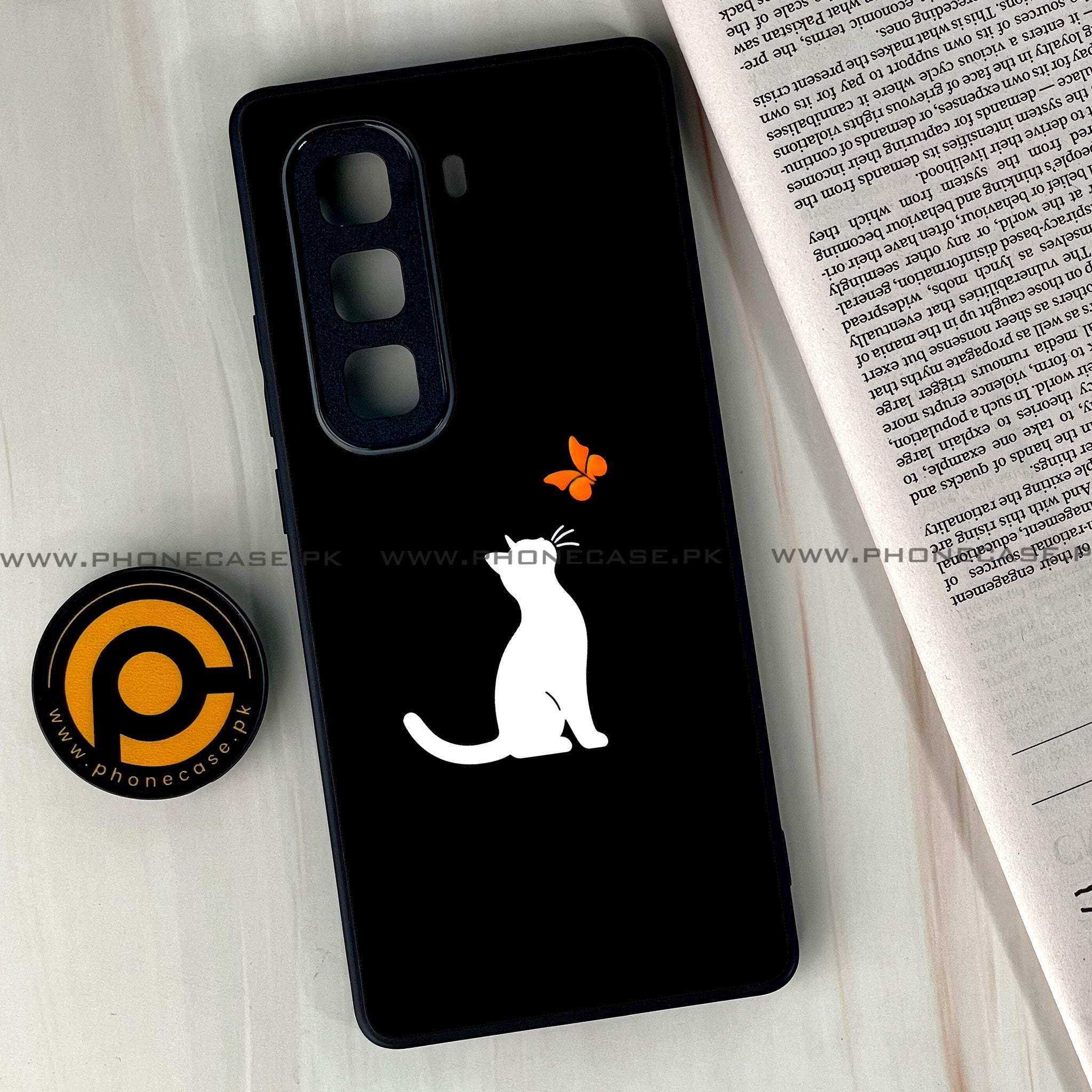 Infinix Hot 60 Pro Plus - Minimalistic Design Series - Premium Metal Printed soft Bumper shock Proof Case