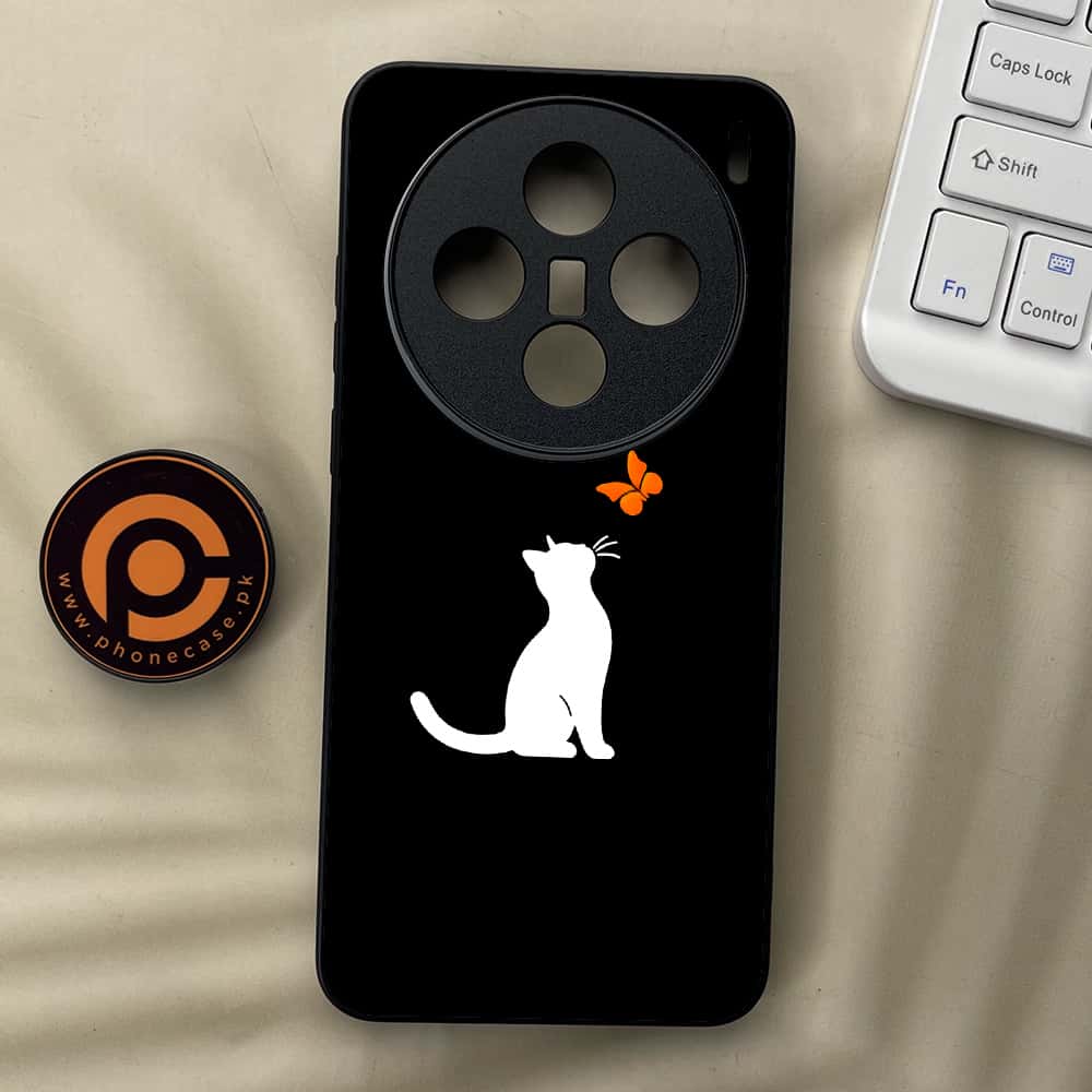 Vivo X200 - Minimalistic Design Series - Premium Metal  Printed soft Bumper shock Proof Case