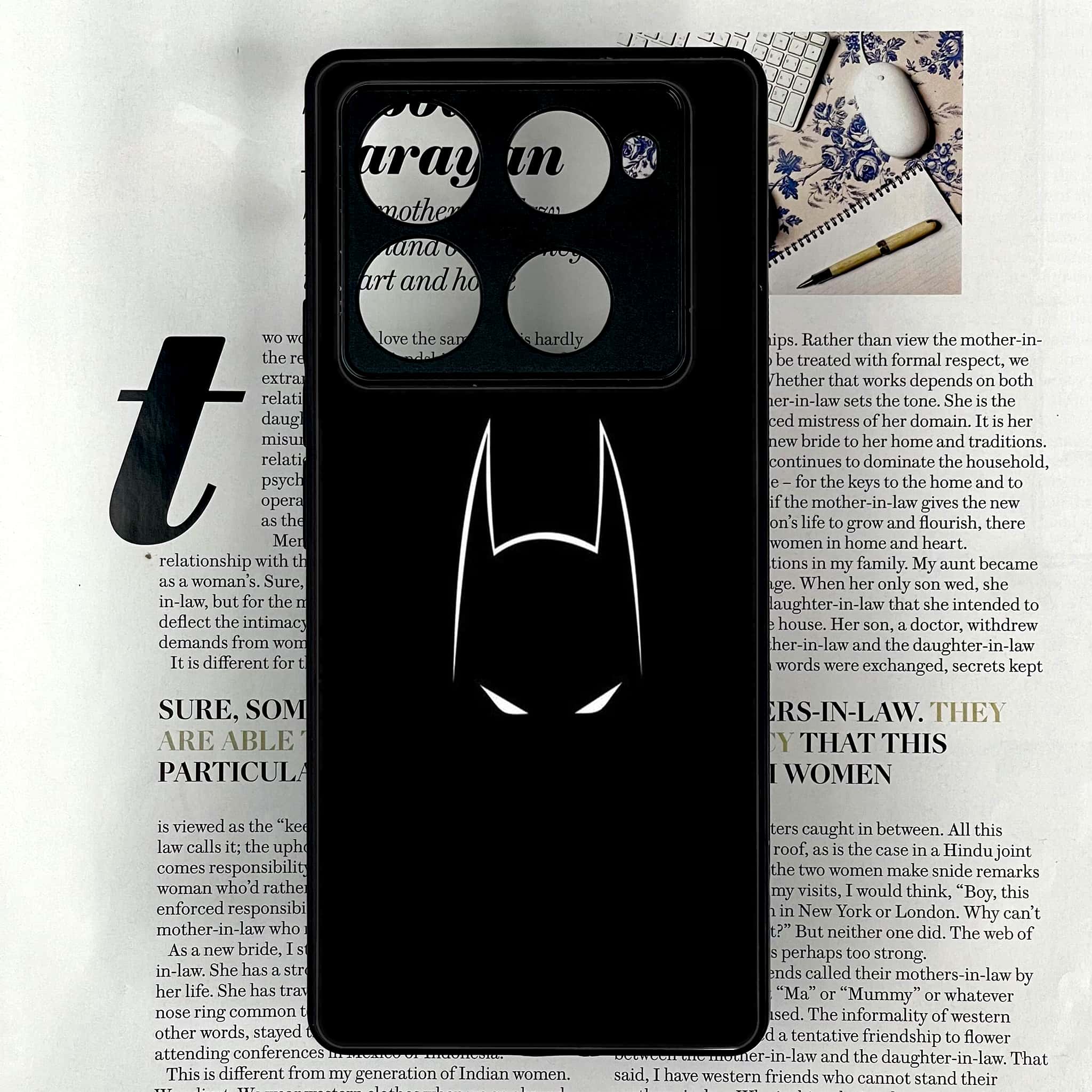 Infinix Note 40 Pro Plus - Minimalistic Design Series - Premium Metal Printed soft Bumper shock Proof Case