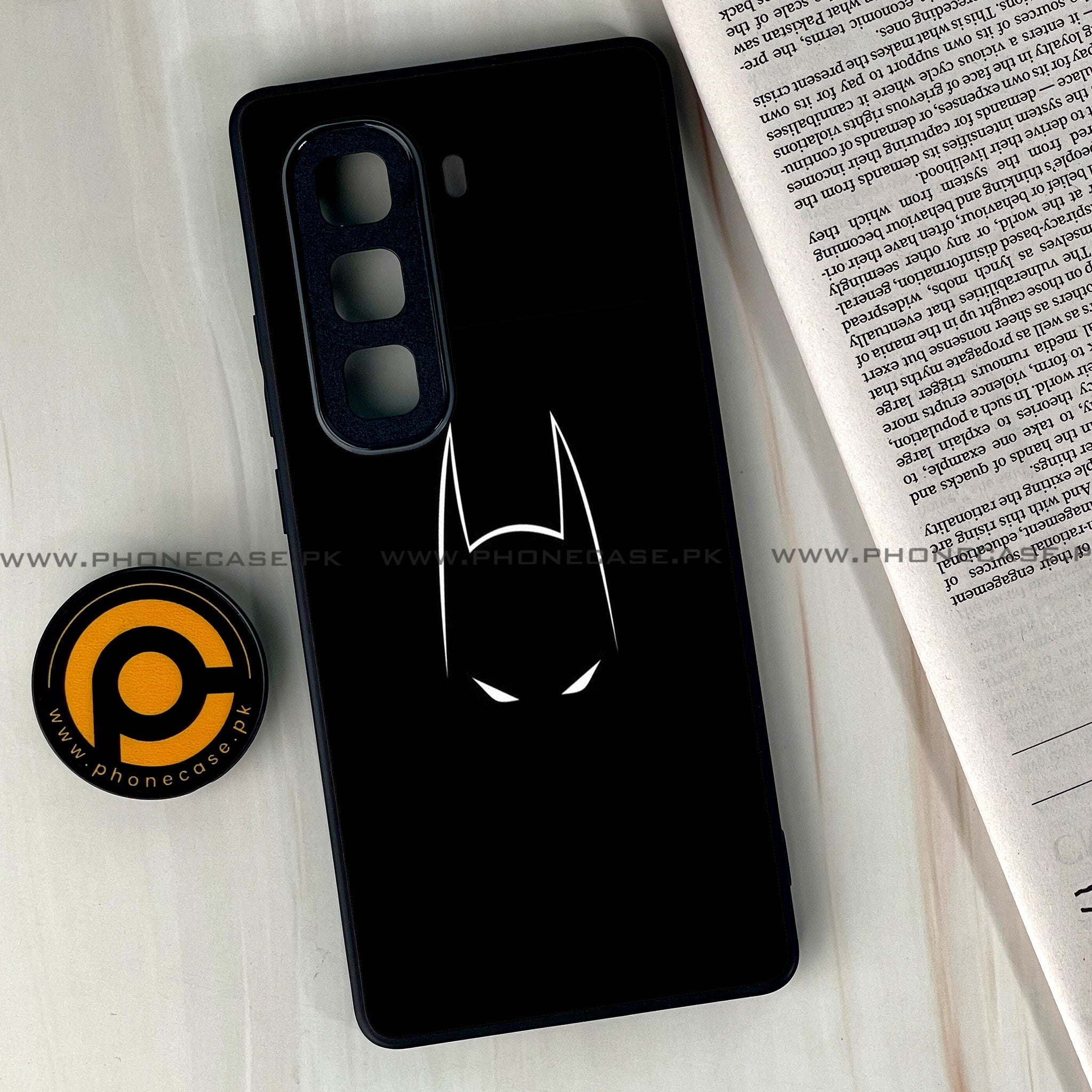 Infinix Hot 60 Pro Plus - Minimalistic Design Series - Premium Metal Printed soft Bumper shock Proof Case