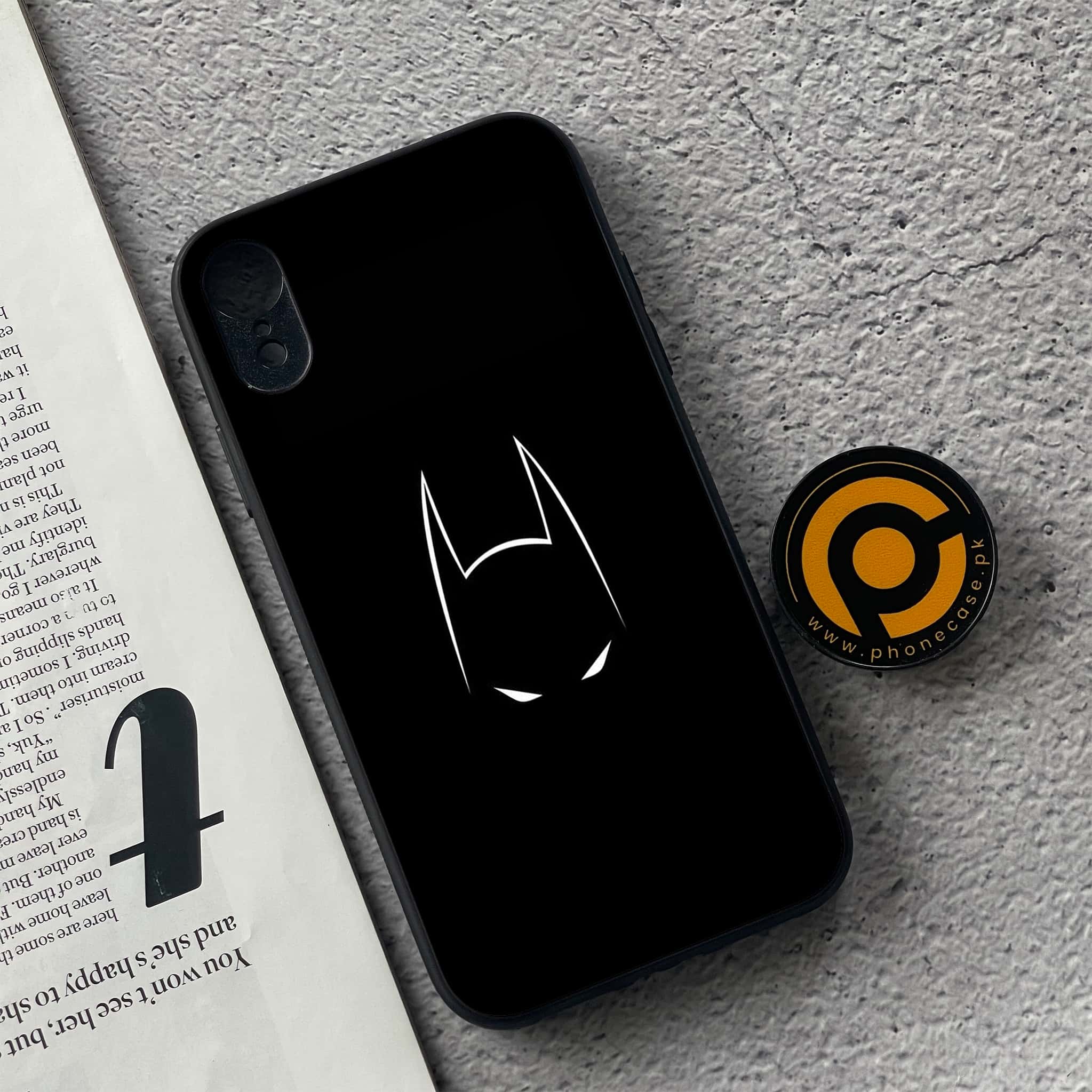 iPhone XR - Minimalistic Design Series - Premium Metal  Printed soft Bumper shock Proof Case