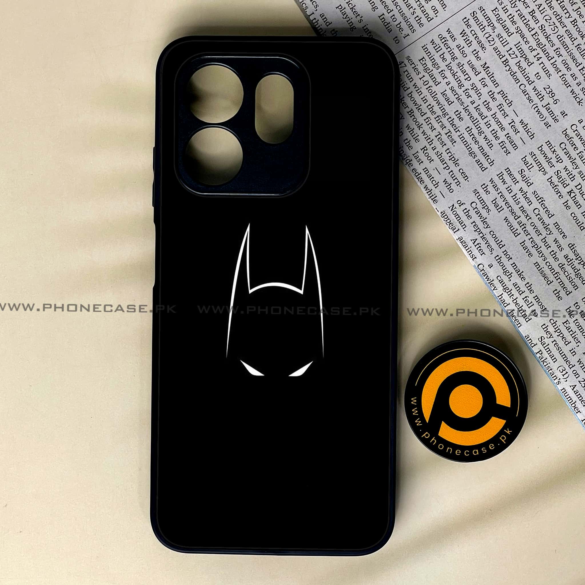 Infinix Smart 9 HD - Minimalistic Design - Premium Metal Printed soft Bumper shock Proof Case