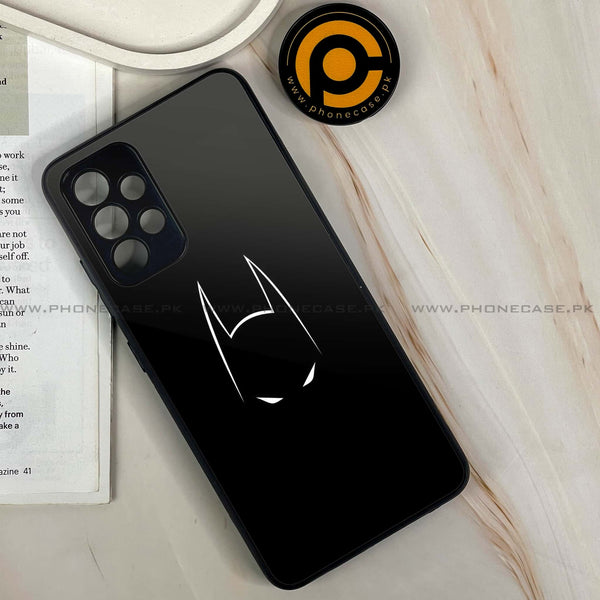 Galaxy A32 - Minimalistic Design Series - Premium Printed Glass soft Bumper shock Proof Case