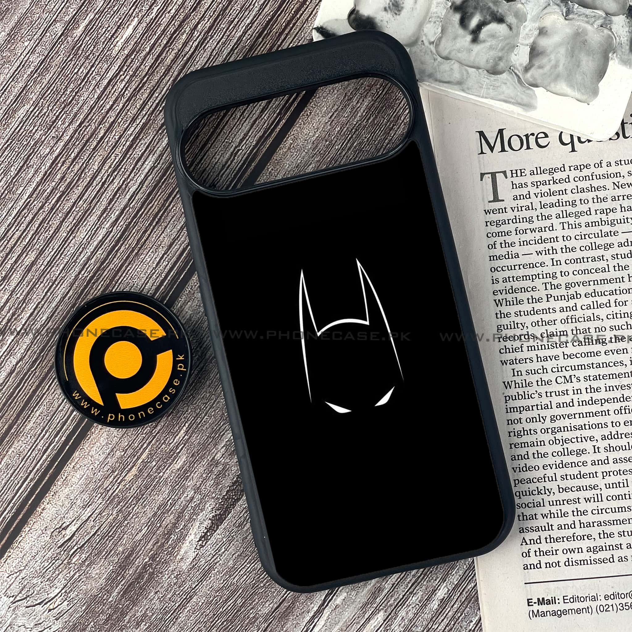 Google Pixel 9 Pro - Minimalistic Design Series - Premium Metal Printed soft Bumper Shock Proof Case