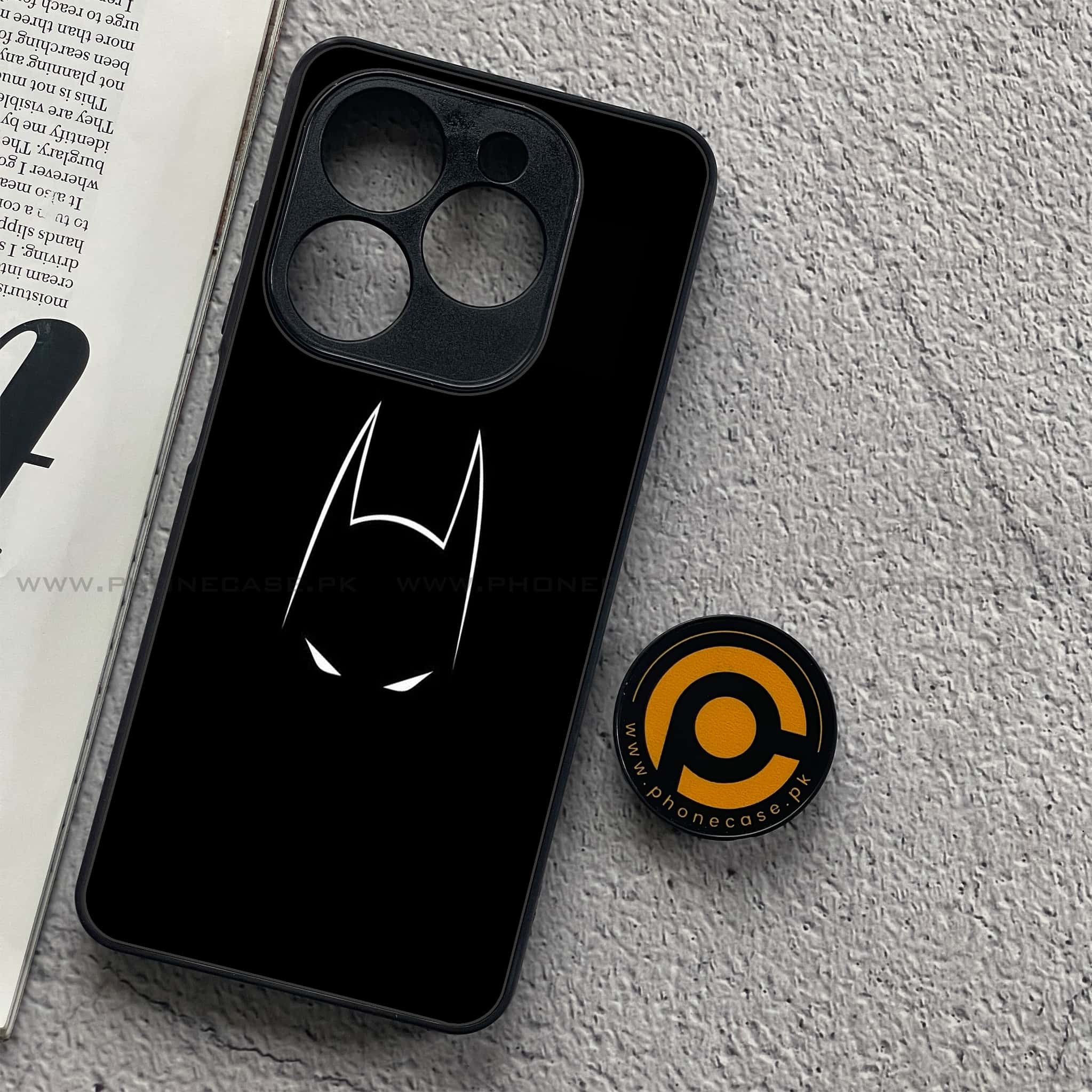 Realme C61 - Minimalistic Design Series - Premium Metal Printed soft Bumper shock Proof Case