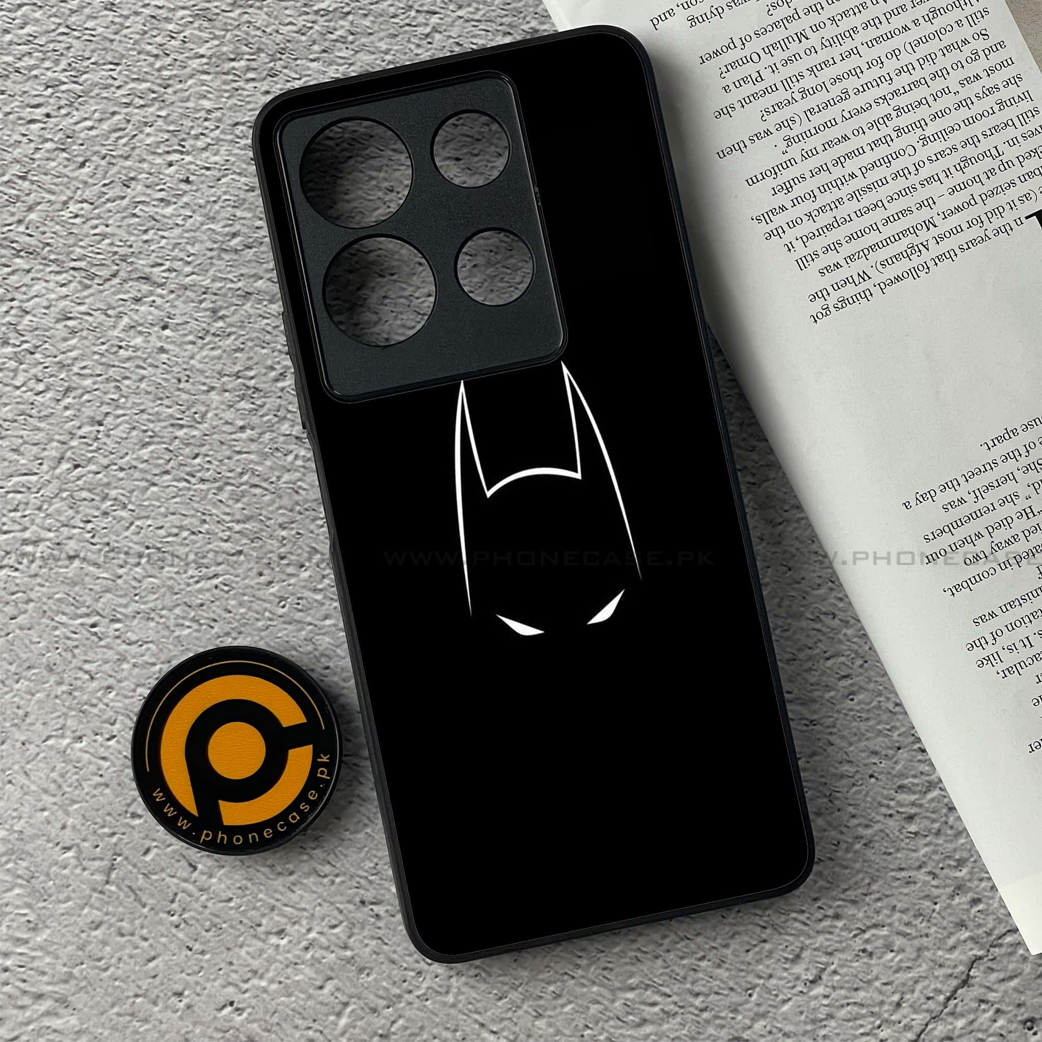 Infinix Note 30 - Minimalistic Design Series - Premium Printed Glass soft Bumper shock Proof Case