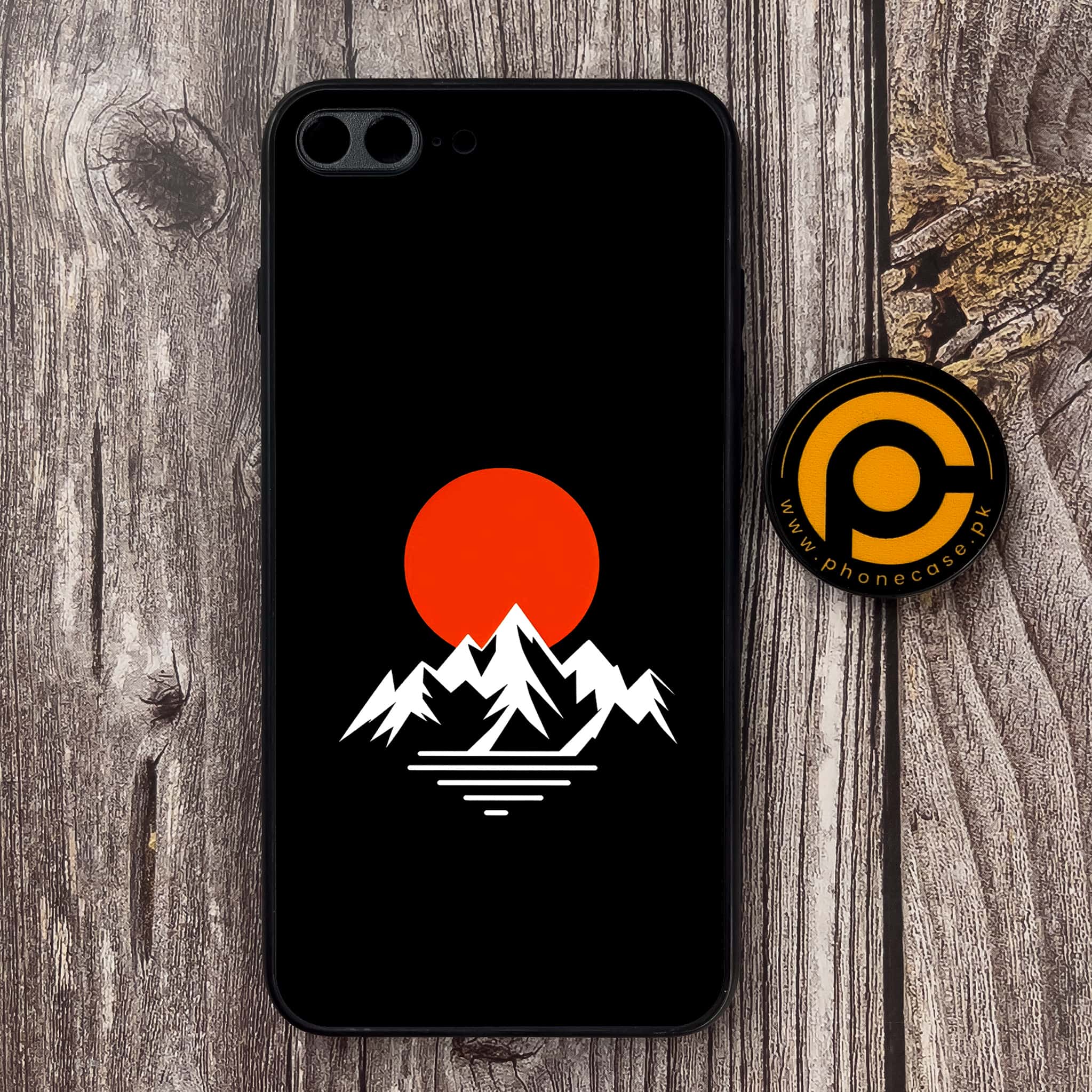 iPhone 7 Plus  - Minimalistic Design Series - Premium Metal Printed soft Bumper shock Proof Case