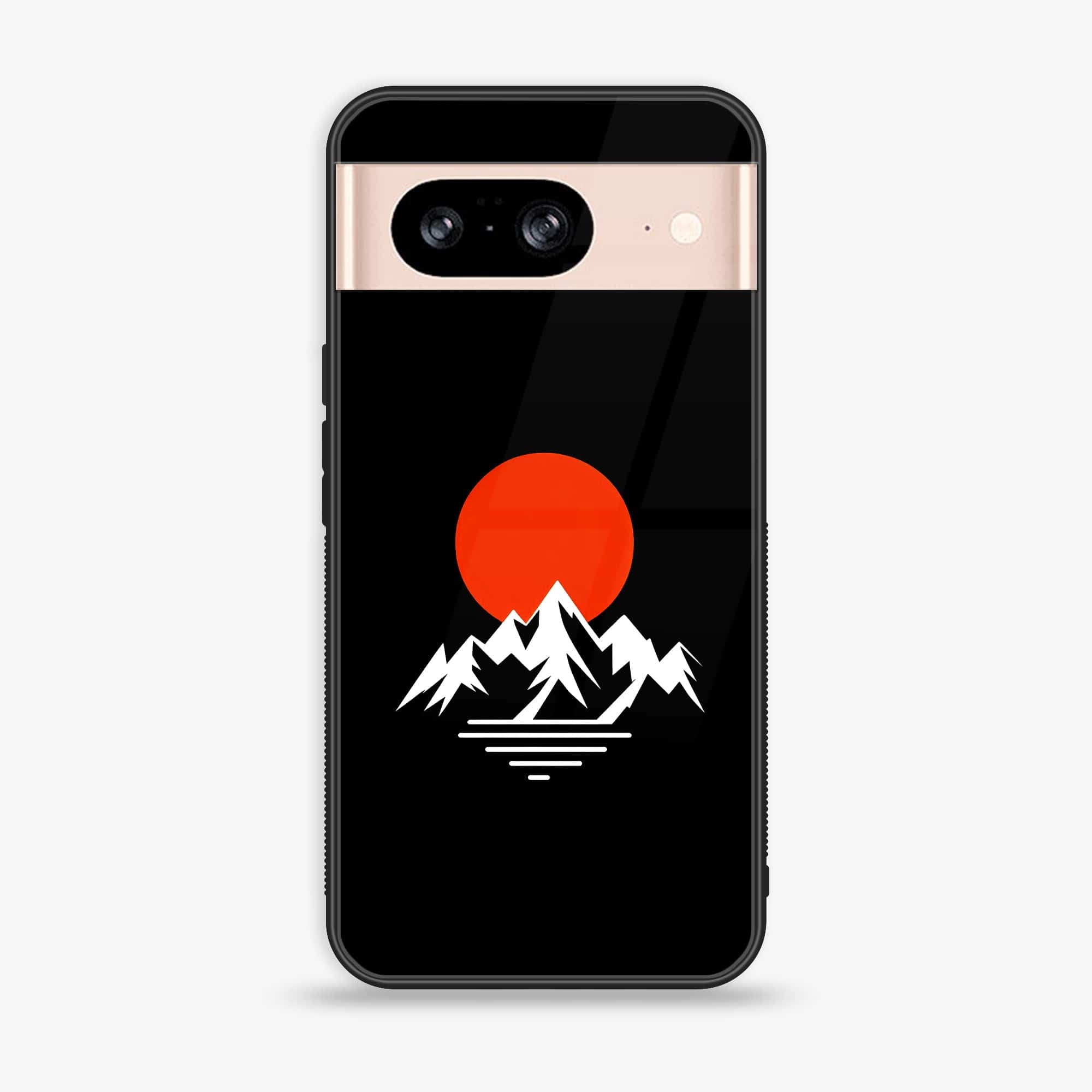 Google Pixel 8 - Minimalistic Design Series - Premium Metal Printed soft Bumper Shock Proof Case