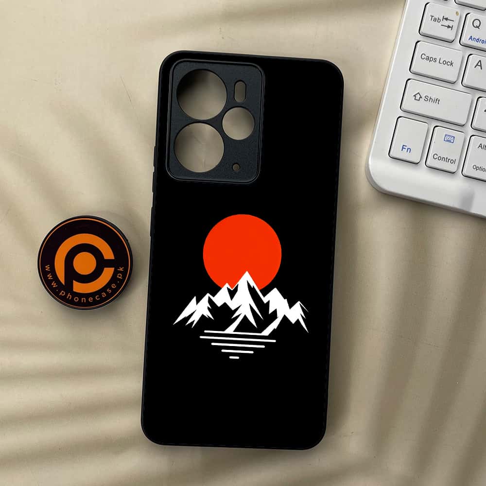 Realme 14T 5G - Minimalistic Design Series - Premium Metal Printed soft Bumper Shock Proof Case