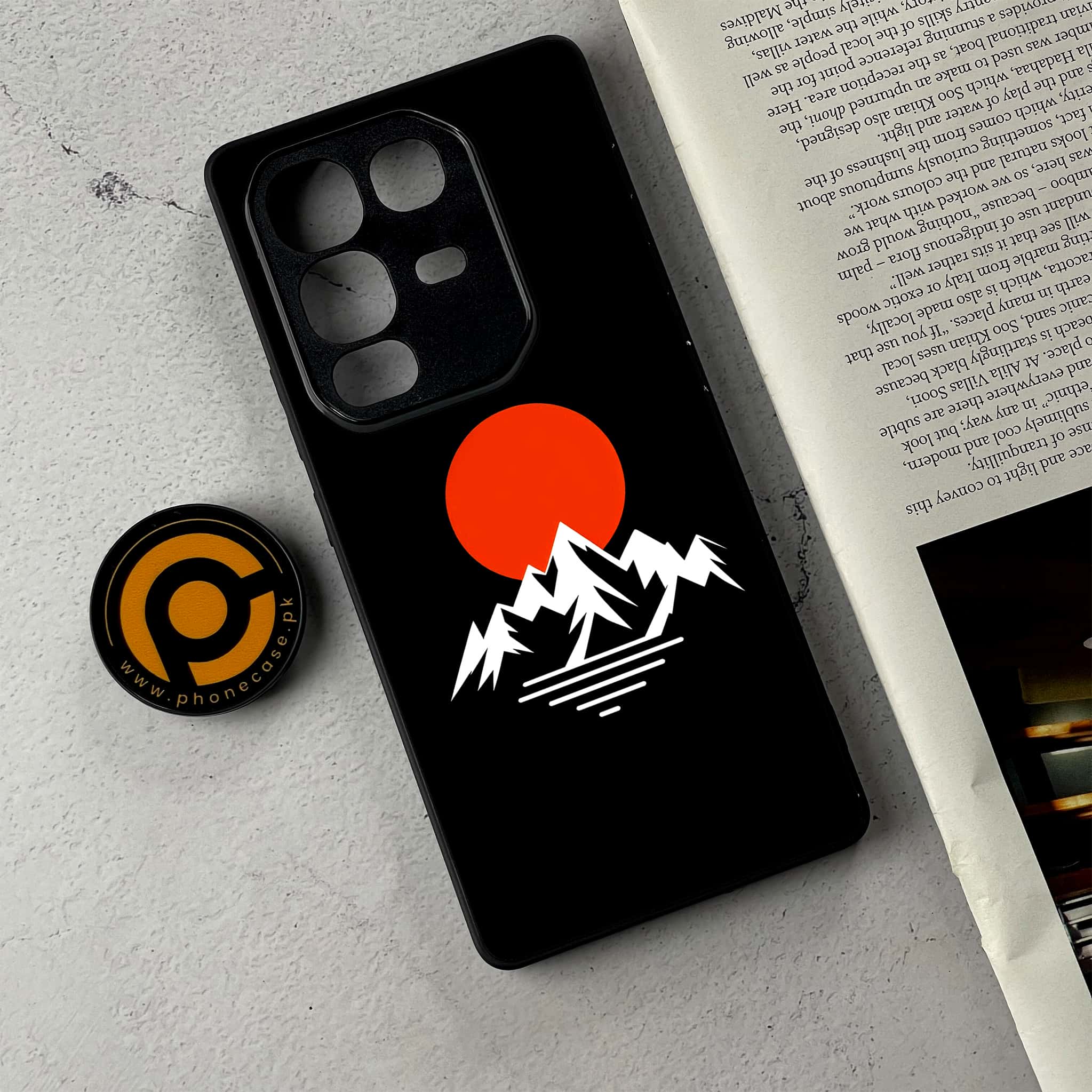 Infinix Note 50 - Minimalistic Design Series - Premium Metal Printed Soft Bumper Shockproof Case