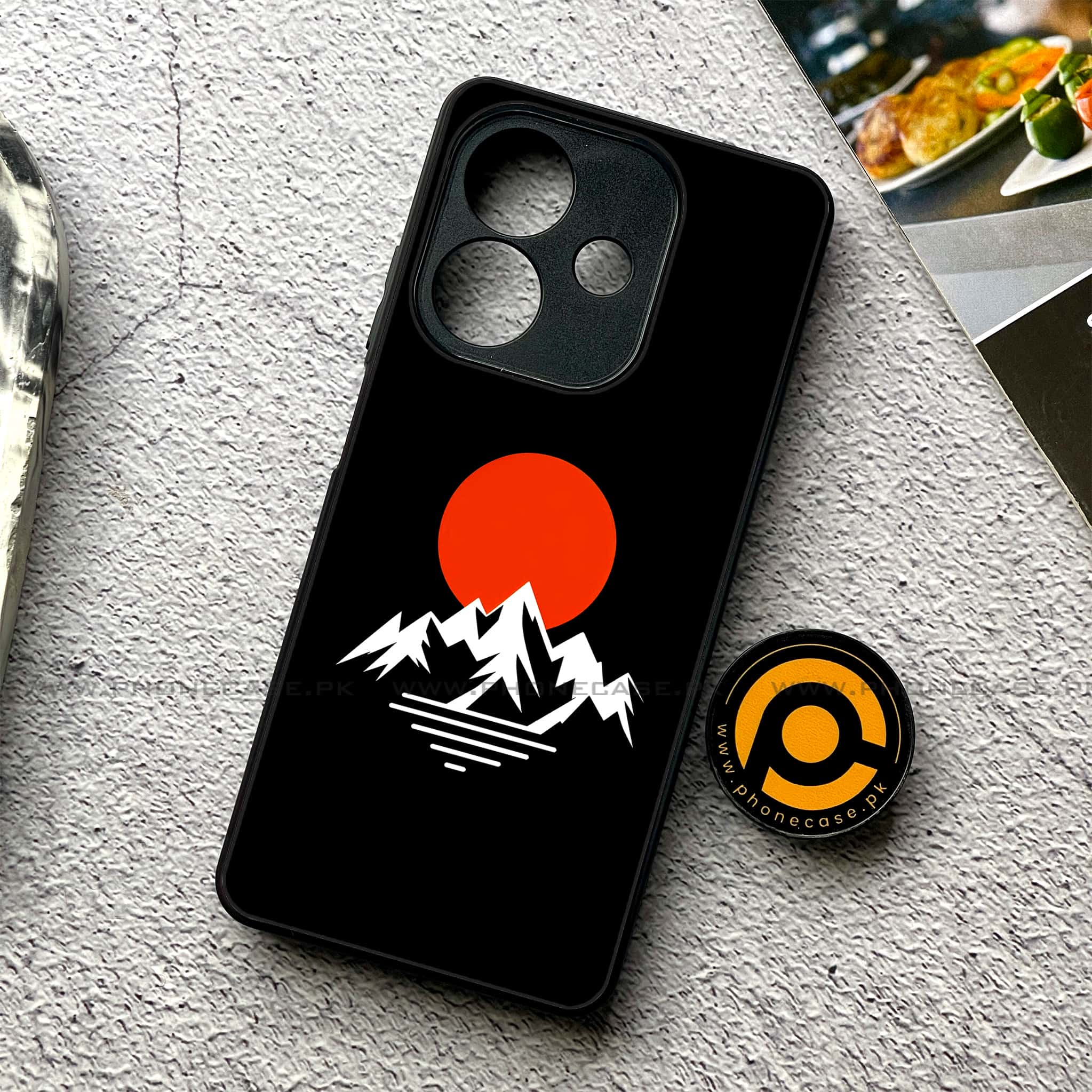 Oppo A3x -  Minimalistic Design - Premium Printed Metal soft Bumper shock Proof Case