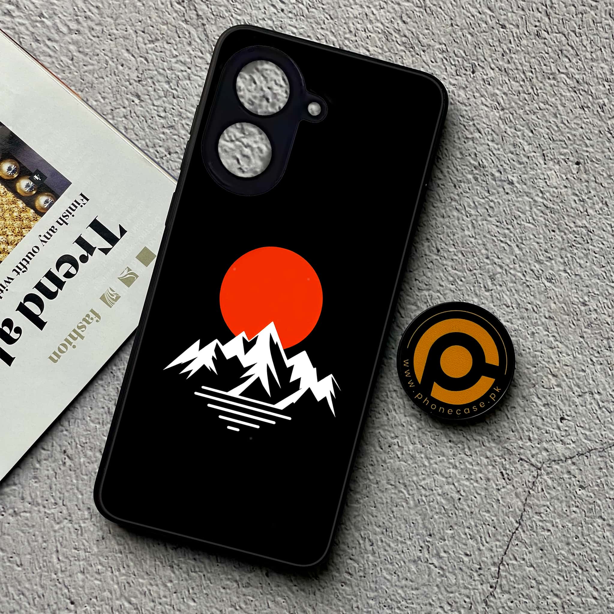 Xiaomi Redmi A5 - Minimalistic Design Series - Premium Metal Printed soft Bumper shock Proof Case