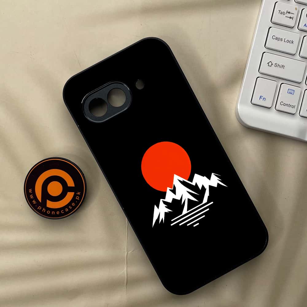 Google Pixel 9a - Minimalistic Design Series - Premium Metal Printed soft Bumper Shock Proof Case