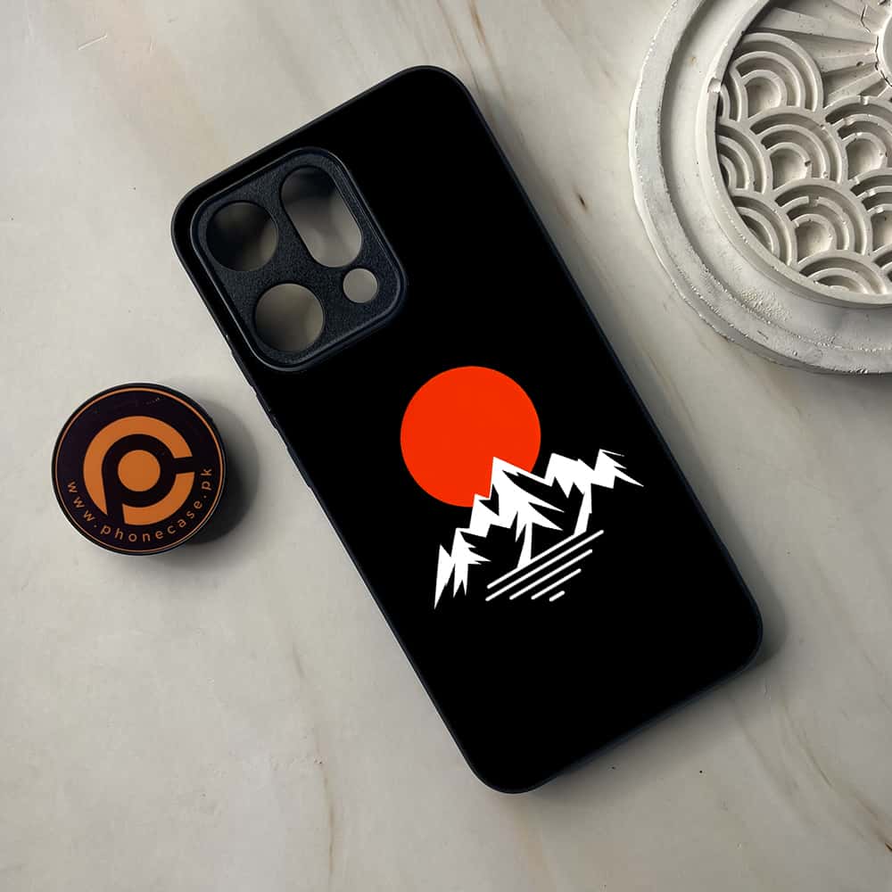 Oppo Reno 14 5G - Minimalistic Design Series - Premium Metal Printed soft Bumper shock Proof Case