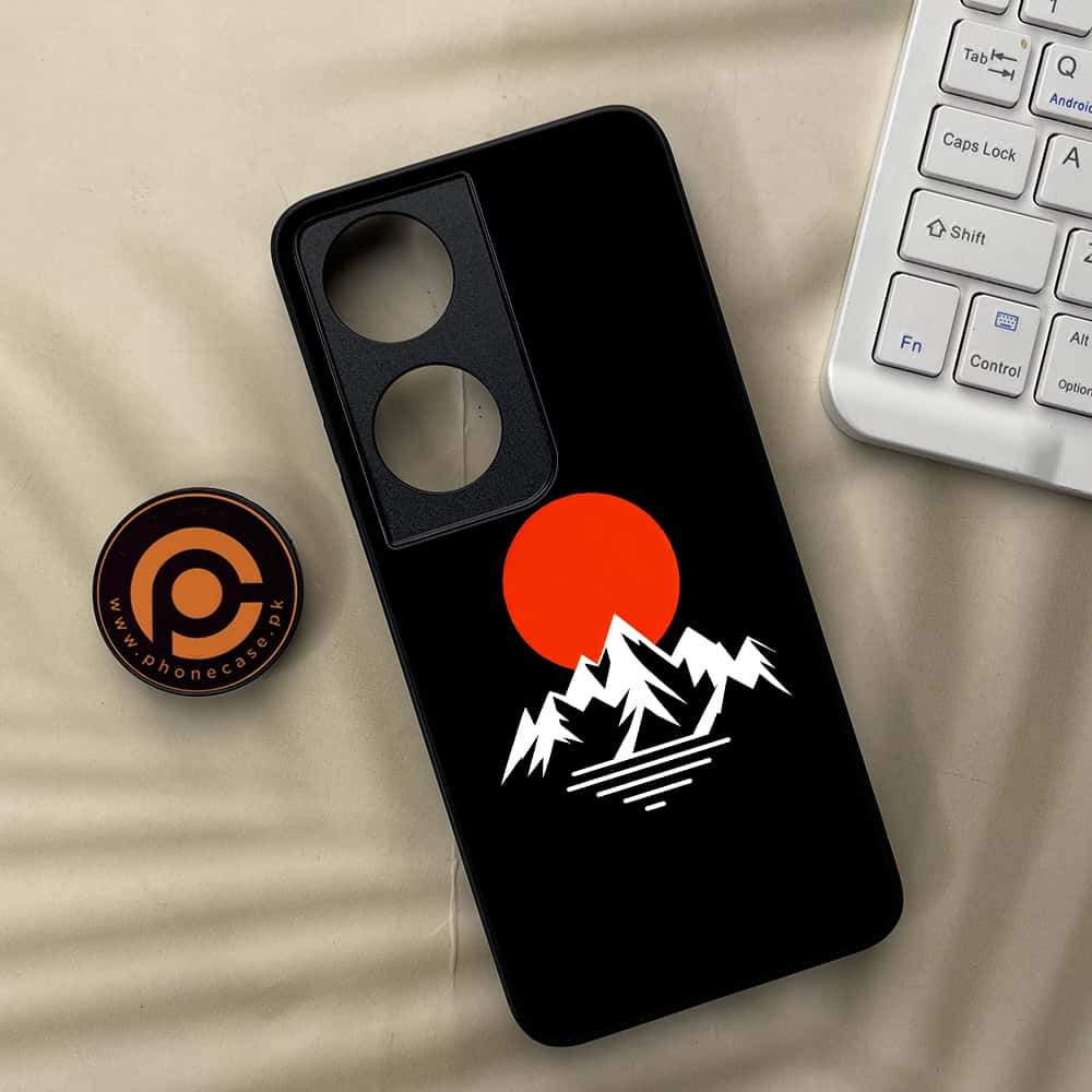 Honor X7b - Minimalistic Design Series - Premium Metal  Printed soft Bumper shock Proof Case