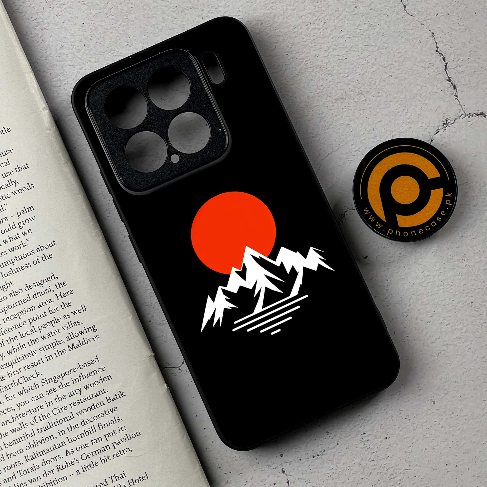 Xiaomi 15 - Minimalistic Design - Premium Metal Printed soft Bumper shock Proof Case