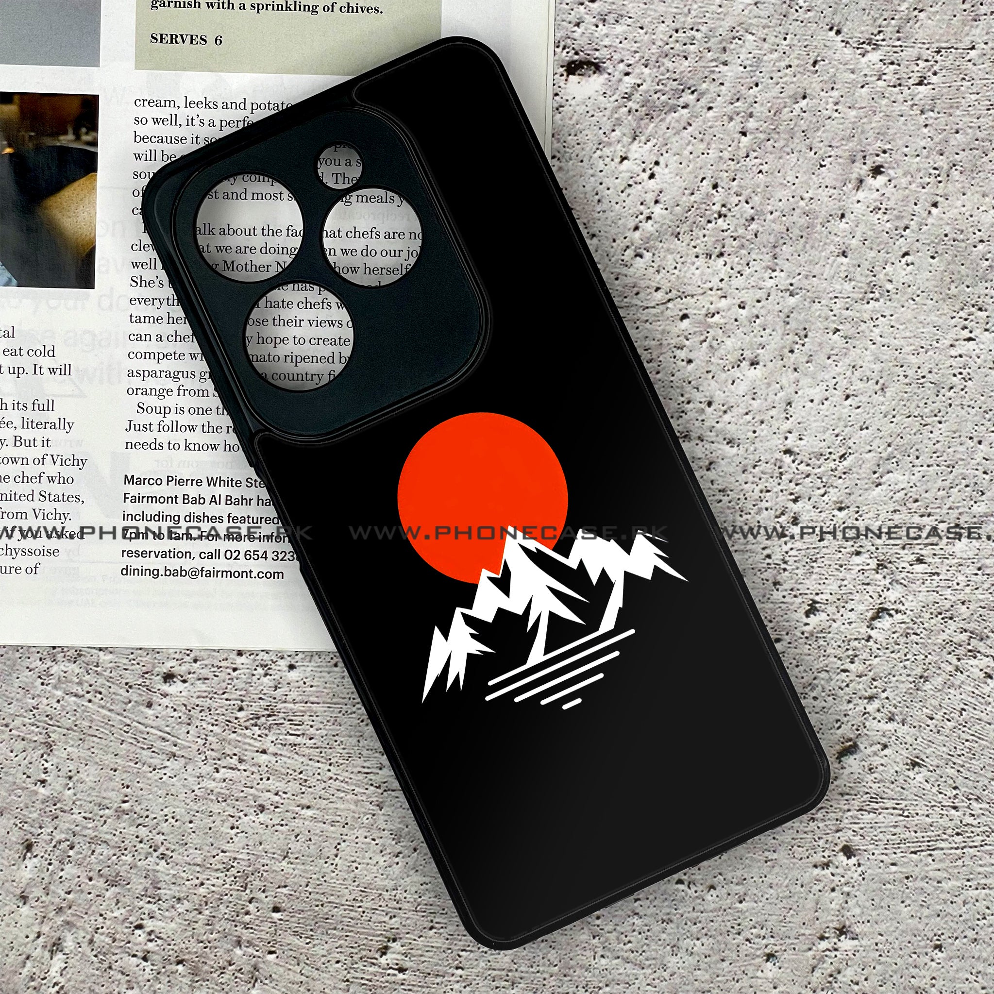 Tecno Spark 20 Pro - Minimalistic Design - Premium Printed Glass soft Bumper shock Proof Case