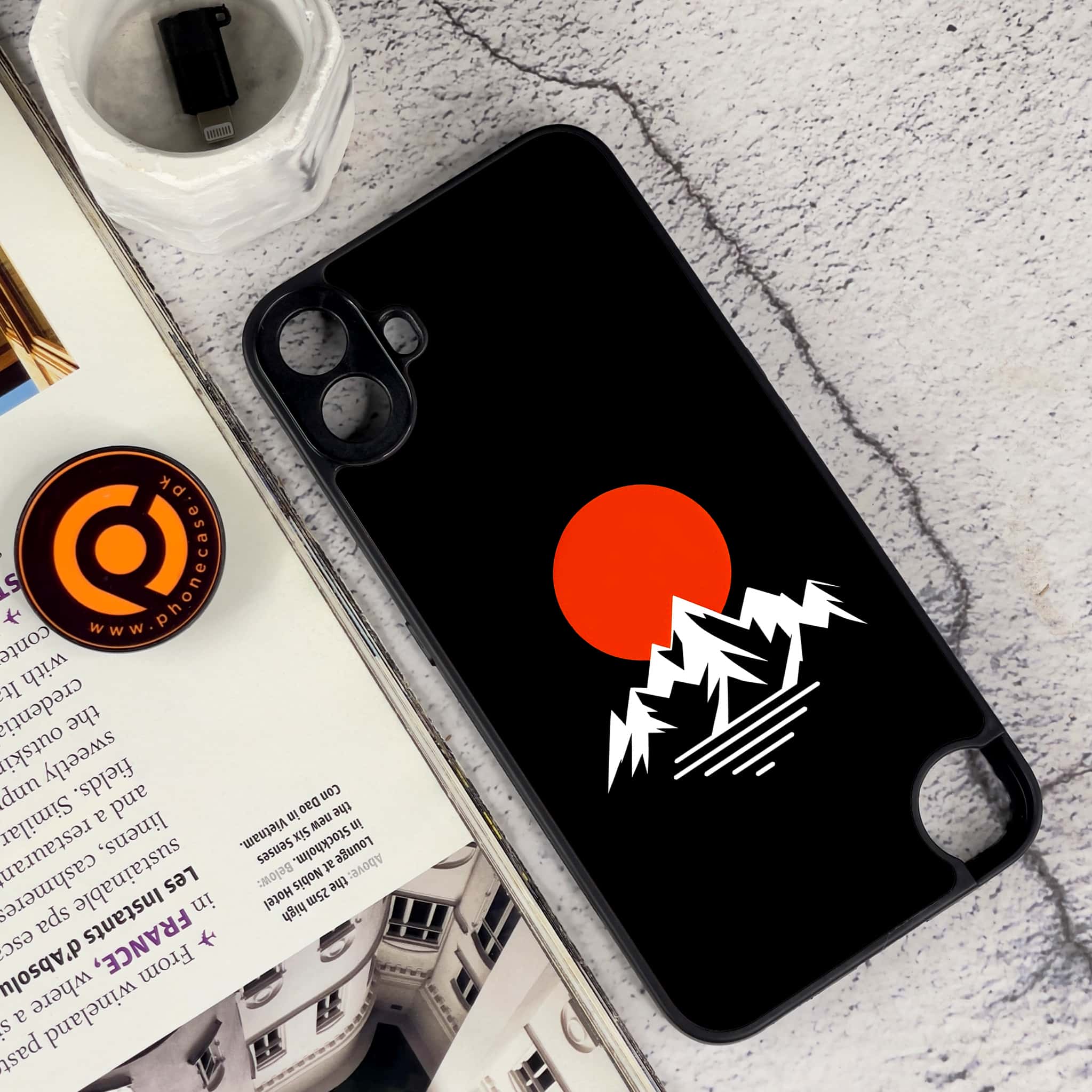 Nothing CMF Phone 1 - Minimalistic Design Series - Premium Metal Printed soft Bumper Shock Proof Case