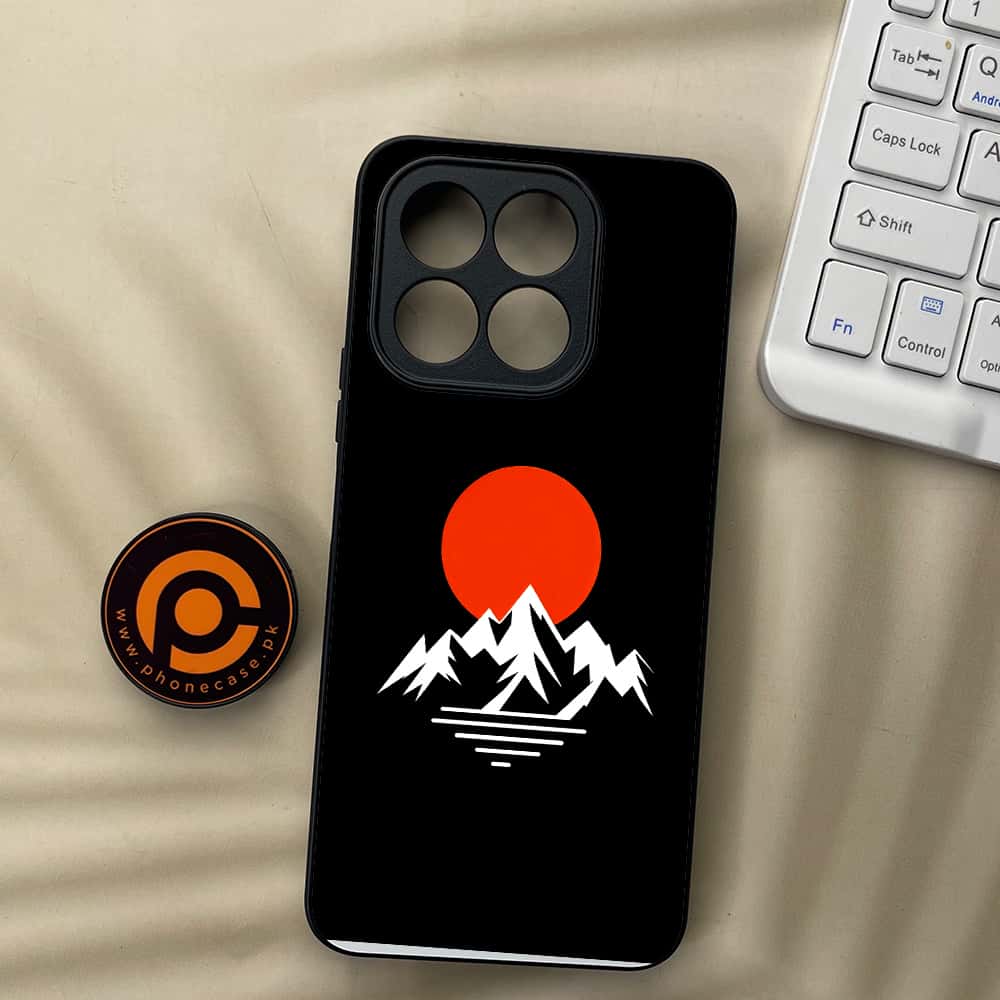 Honor X5b Plus - Minimalistic Design Series - Premium Metal  Printed soft Bumper shock Proof Case
