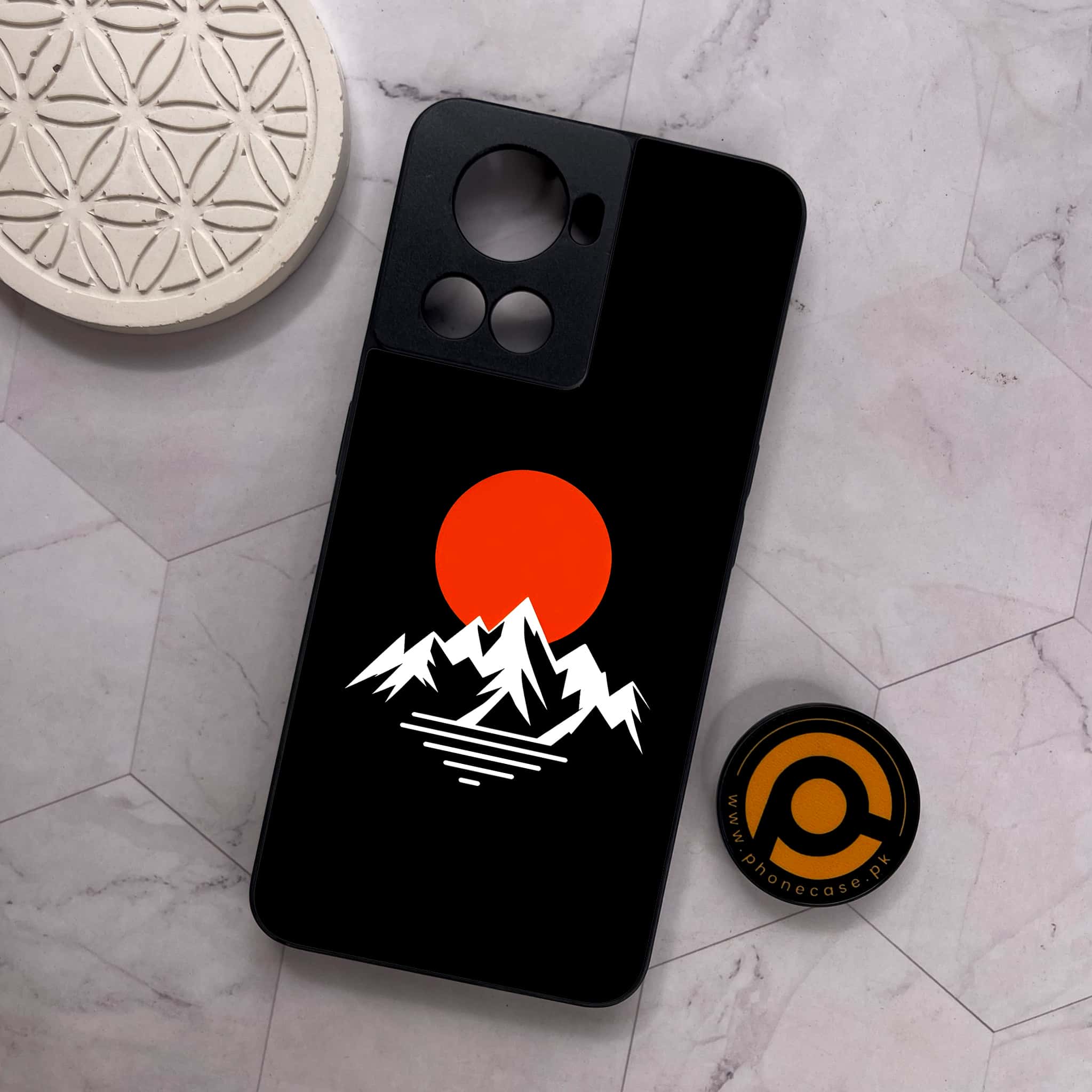 OnePlus 10R - Minimalistic Design - Premium Metal Printed soft Bumper shock Proof Case