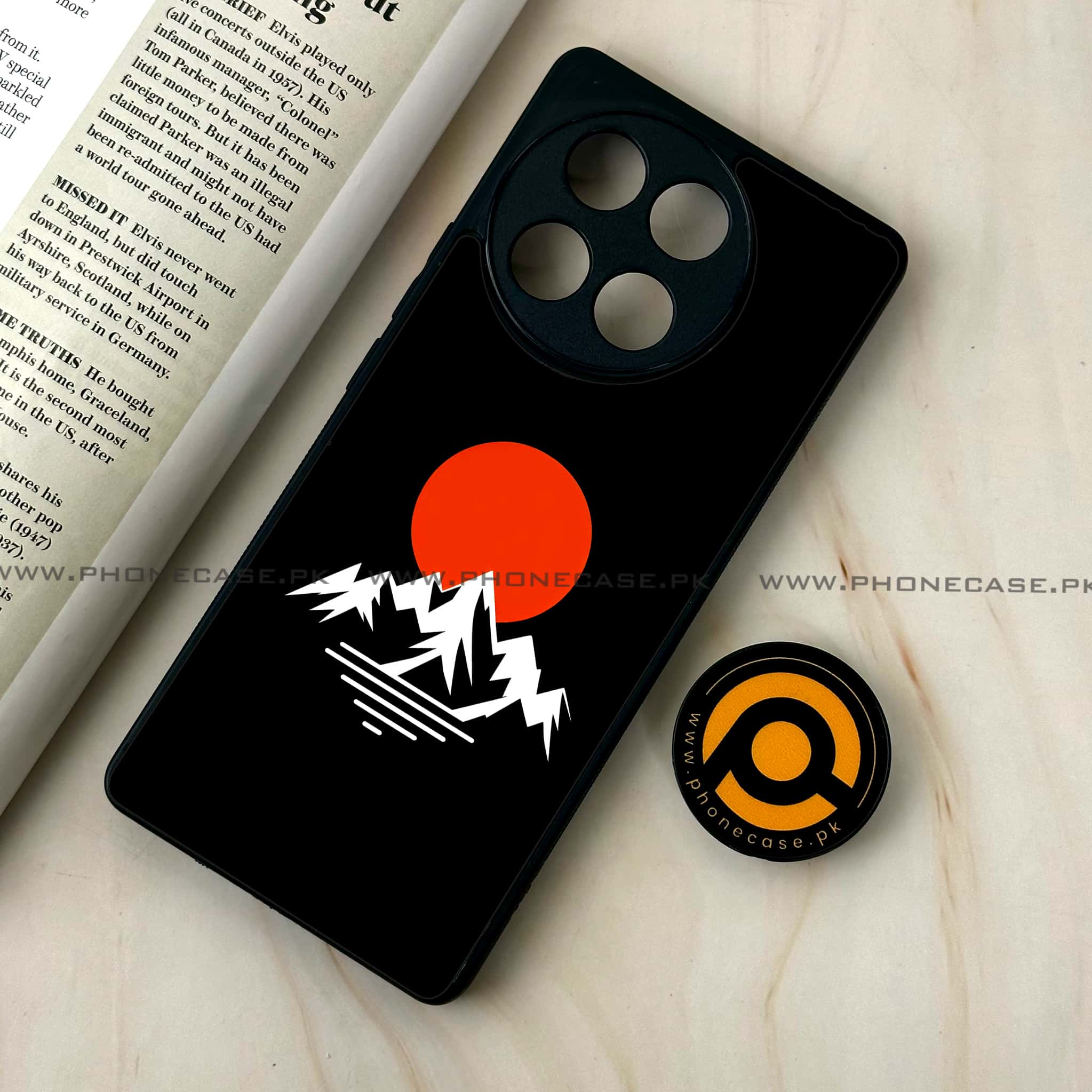 Tecno Camon 30s - Minimalistic Design - Premium Metal Printed soft Bumper shock Proof Case