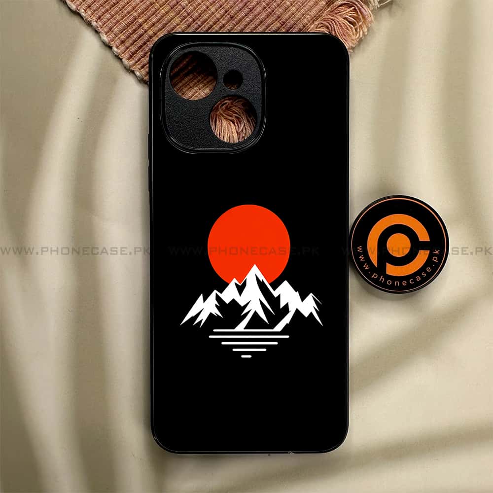 Tecno Spark 40C - Minimalistic Design Series - Premium Metal Printed soft Bumper shock Proof Case