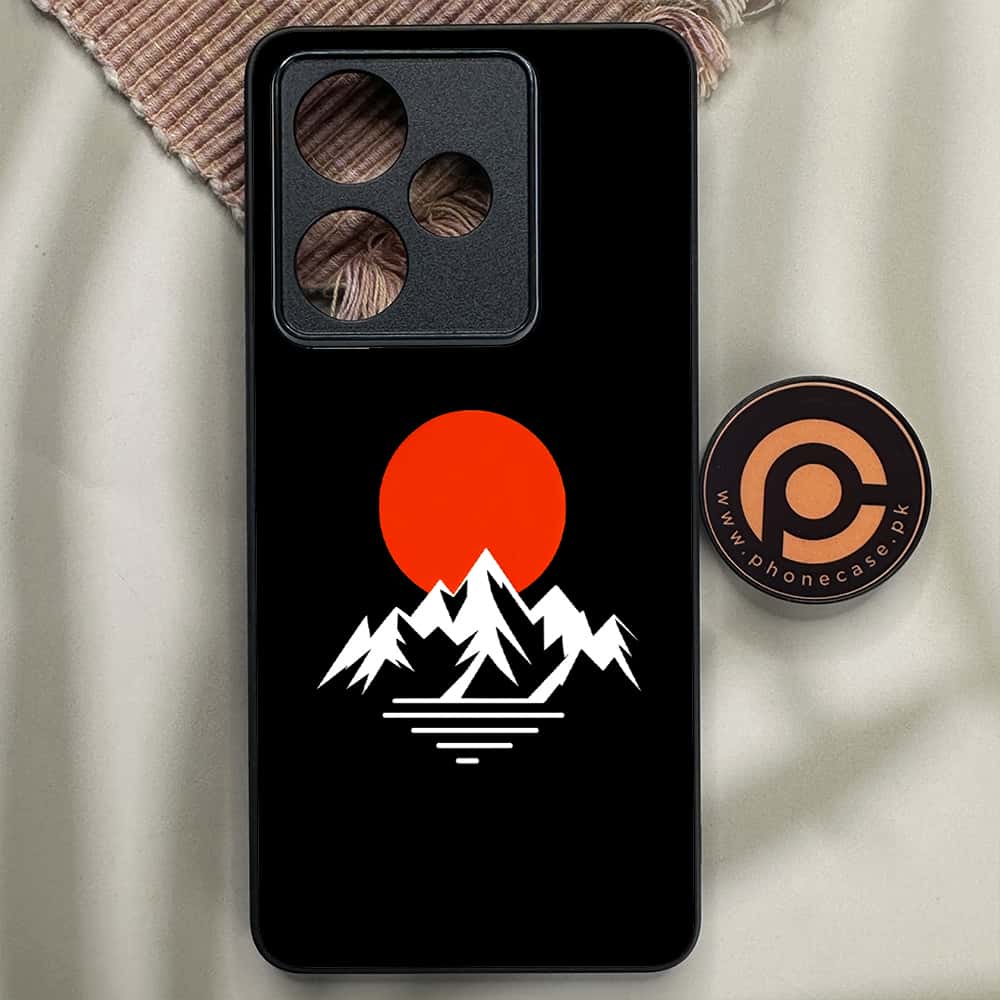 Realme GT 7 - Minimalistic Design Series - Premium Metal Printed soft Bumper shock Proof Case
