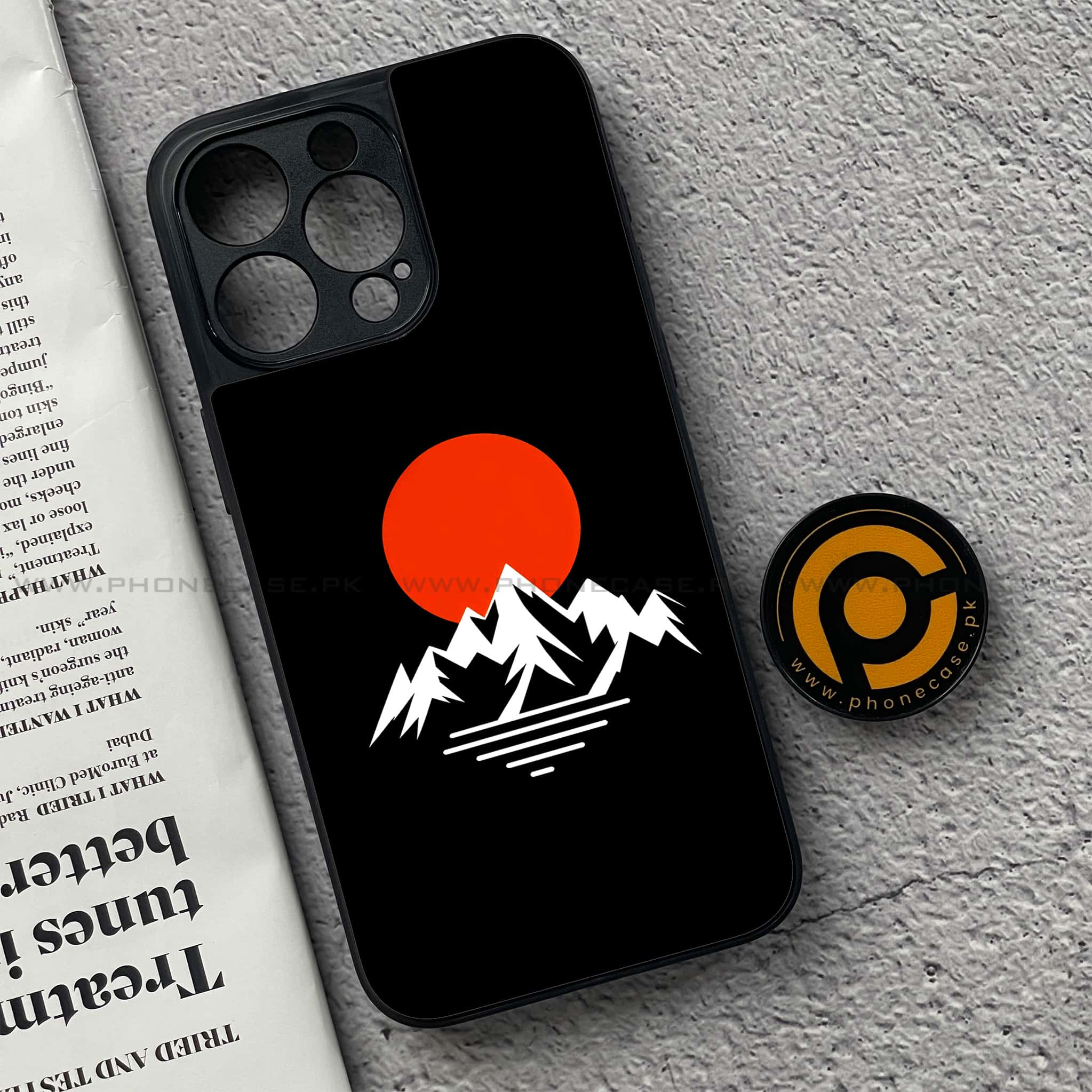 iPhone 15 Pro - Minimalistic Design Series - Premium Metal Printed soft Bumper shock Proof Case