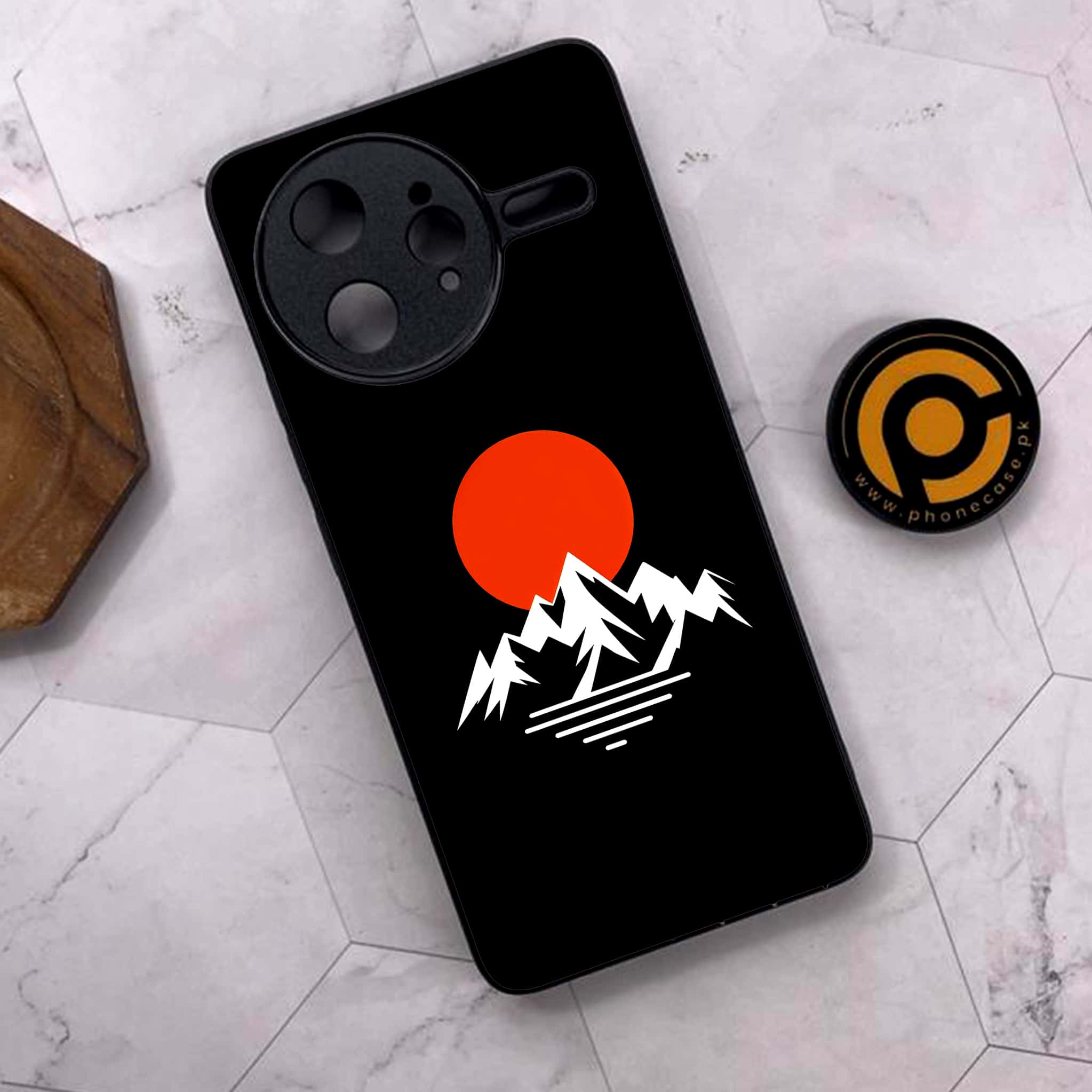 Xiaomi Poco F7 Ultra 5G - Minimalistic Design Series - Premium Metal Printed soft Bumper shock Proof Case