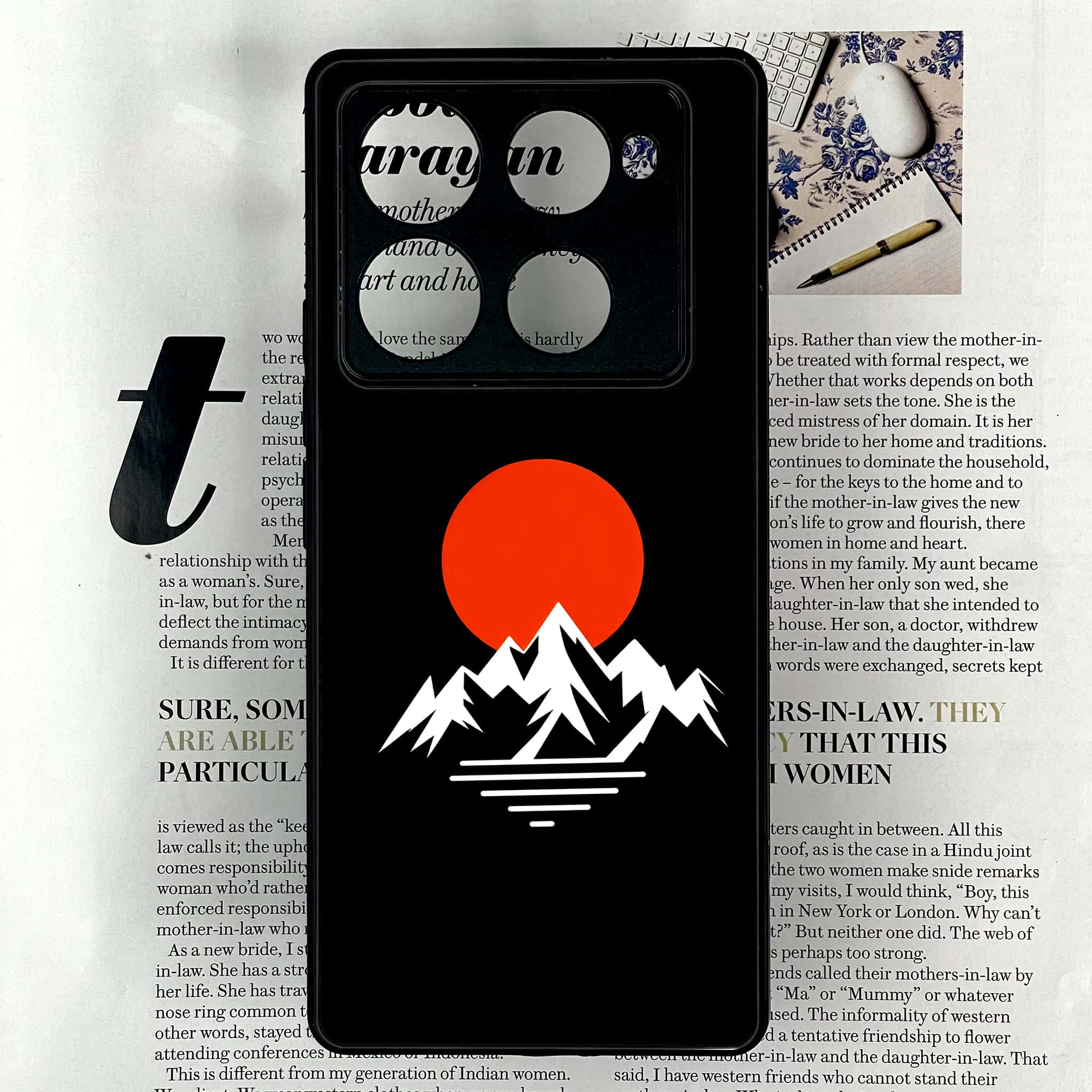 Infinix Note 40 Pro Plus - Minimalistic Design Series - Premium Metal Printed soft Bumper shock Proof Case
