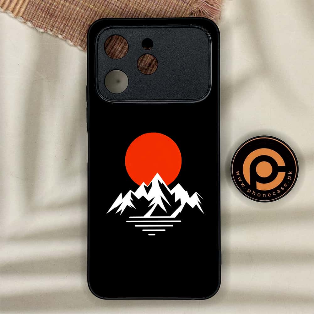 Tecno Spark 40 - Minimalistic Design Series - Premium Metal Printed soft Bumper shock Proof Case