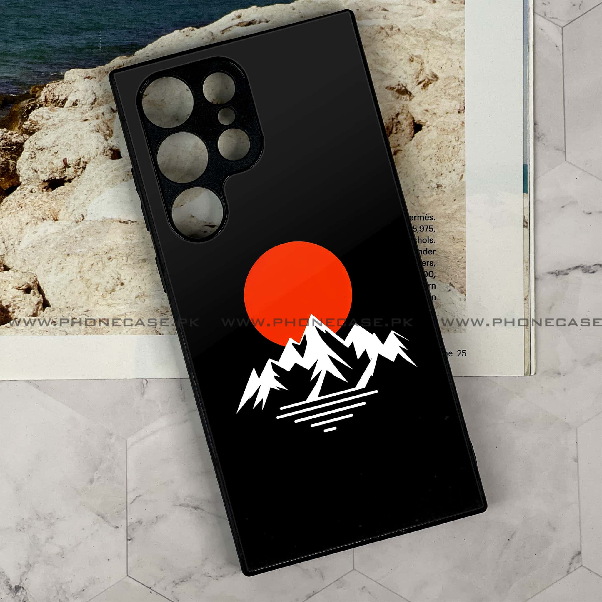 Samsung Galaxy S23 Ultra - Minimalistic Design Series - Premium Metal Printed soft Bumper shock Proof Case