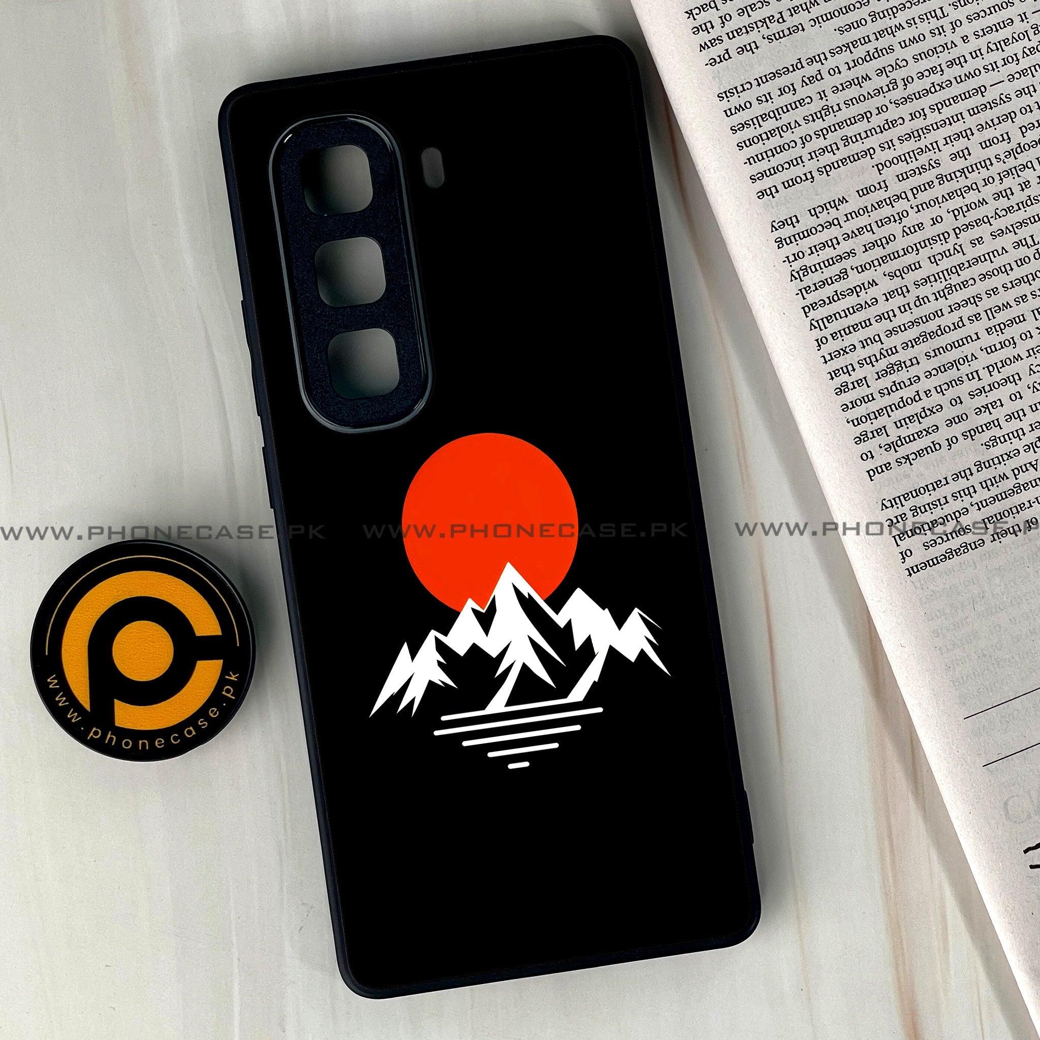 Infinix Hot 60 Pro Plus - Minimalistic Design Series - Premium Metal Printed soft Bumper shock Proof Case