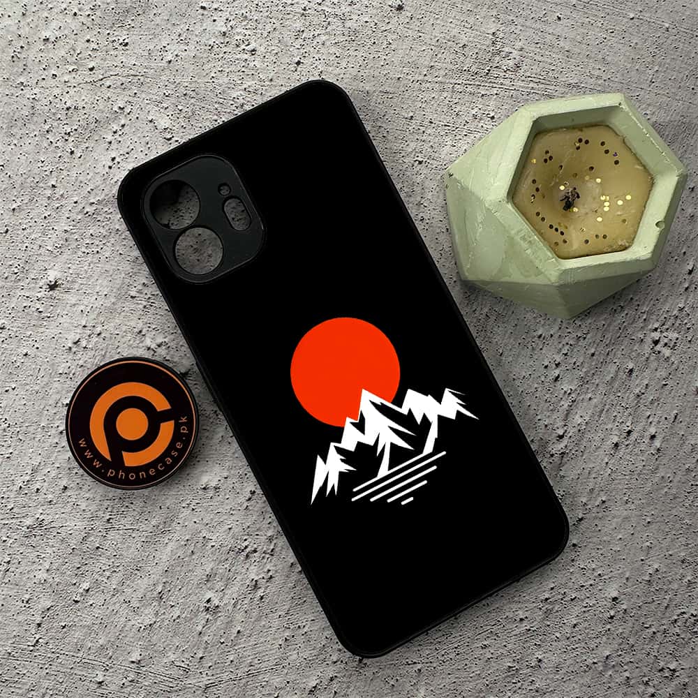 Nothing Phone 2 - Minimalistic Design Series - Premium Metal  Printed soft Bumper shock Proof Case