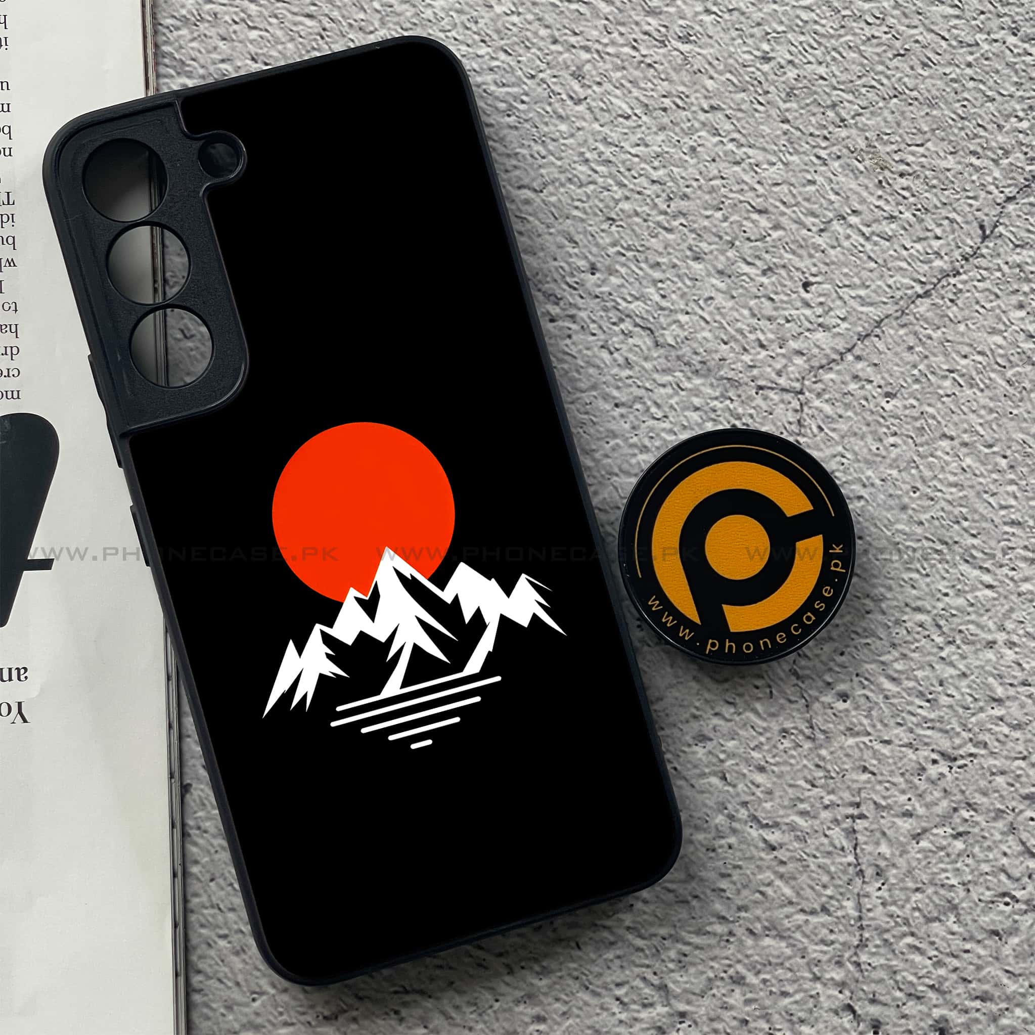 Samsung Galaxy S22 - Minimalistic Design Series - Premium Metal Printed soft Bumper shock Proof Case