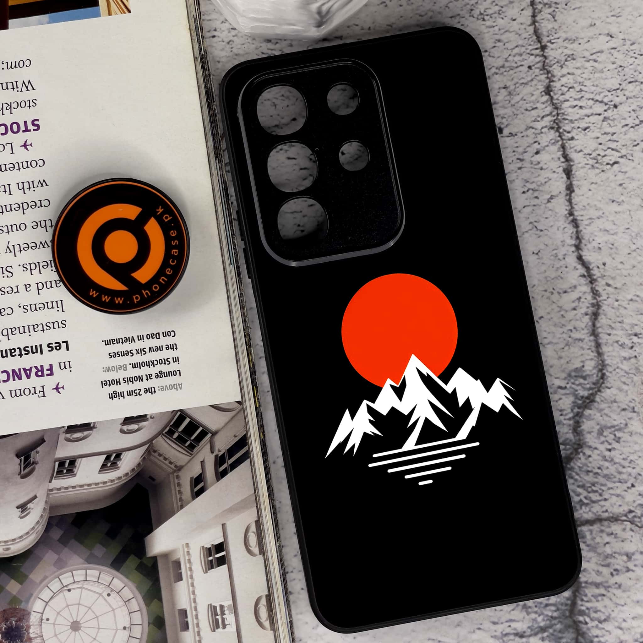 Vivo Y29 4G - Minimalistic Design Series - Premium Metal Printed soft Bumper Shock Proof Case