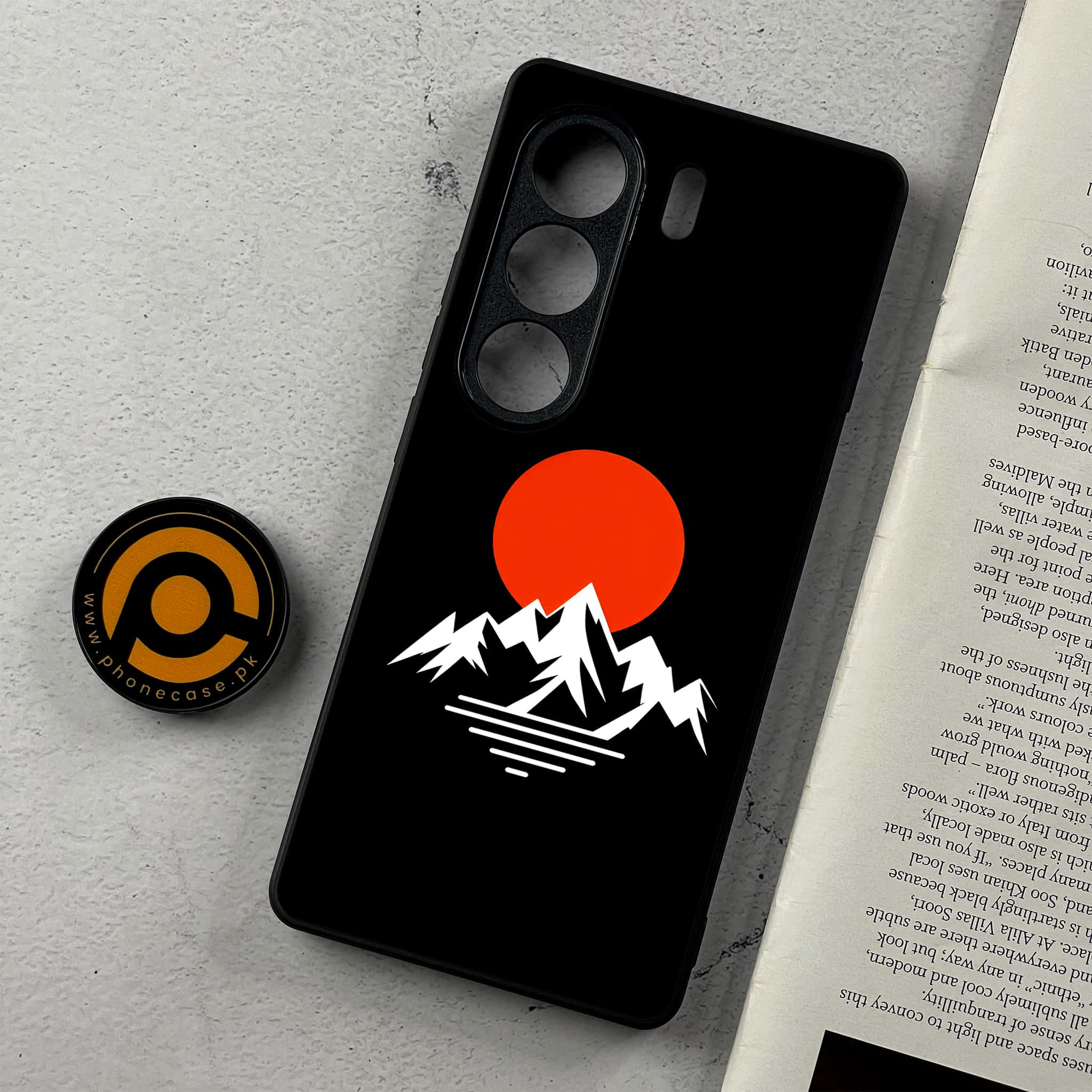 Tecno Camon 40 - Minimalistic Design Series - Premium Metal Printed Soft Bumper Shockproof Case
