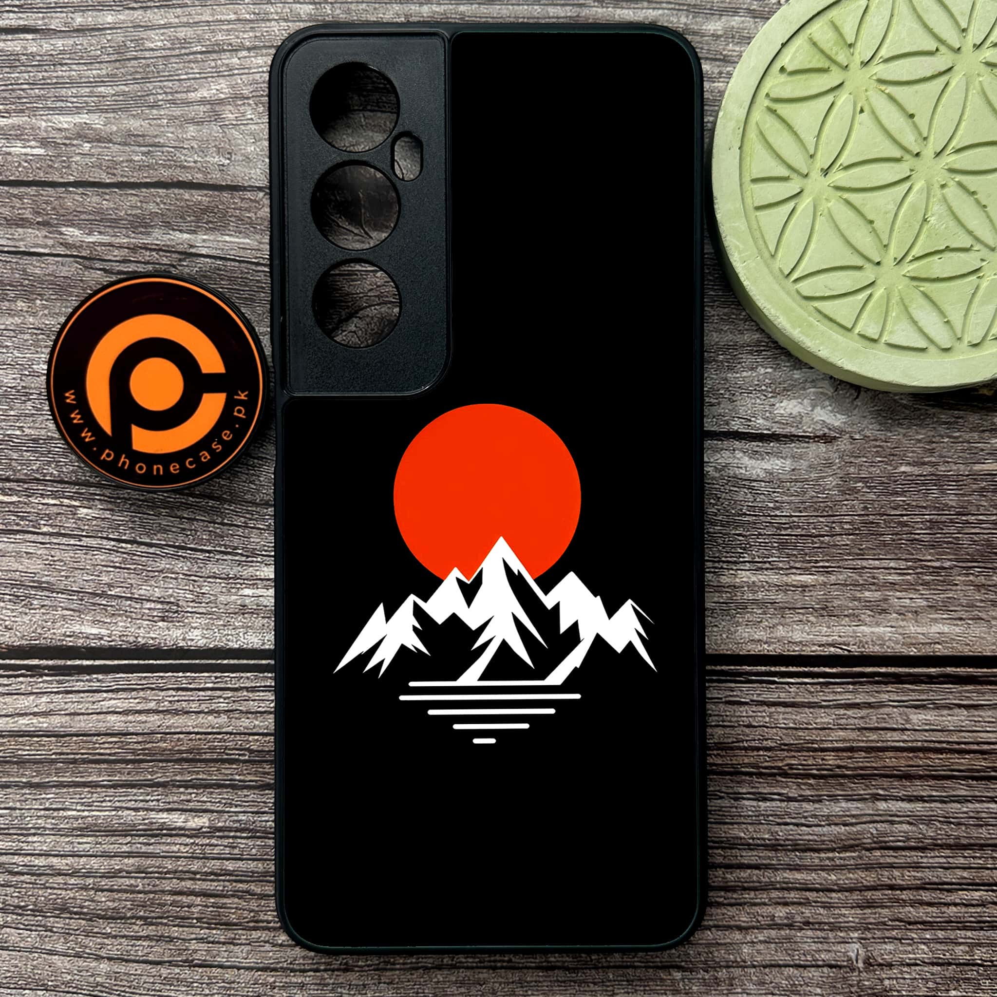 Realme C65  - Minimalistic Design Series - Premium Metal Printed soft Bumper shock Proof Case