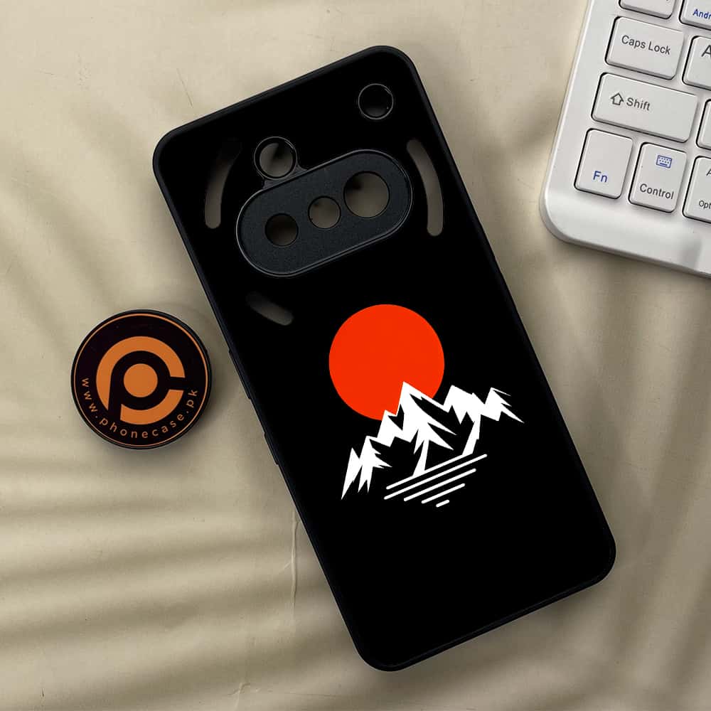 Nothing Phone 3a - Minimalistic Design Series - Premium Metal  Printed soft Bumper shock Proof Case