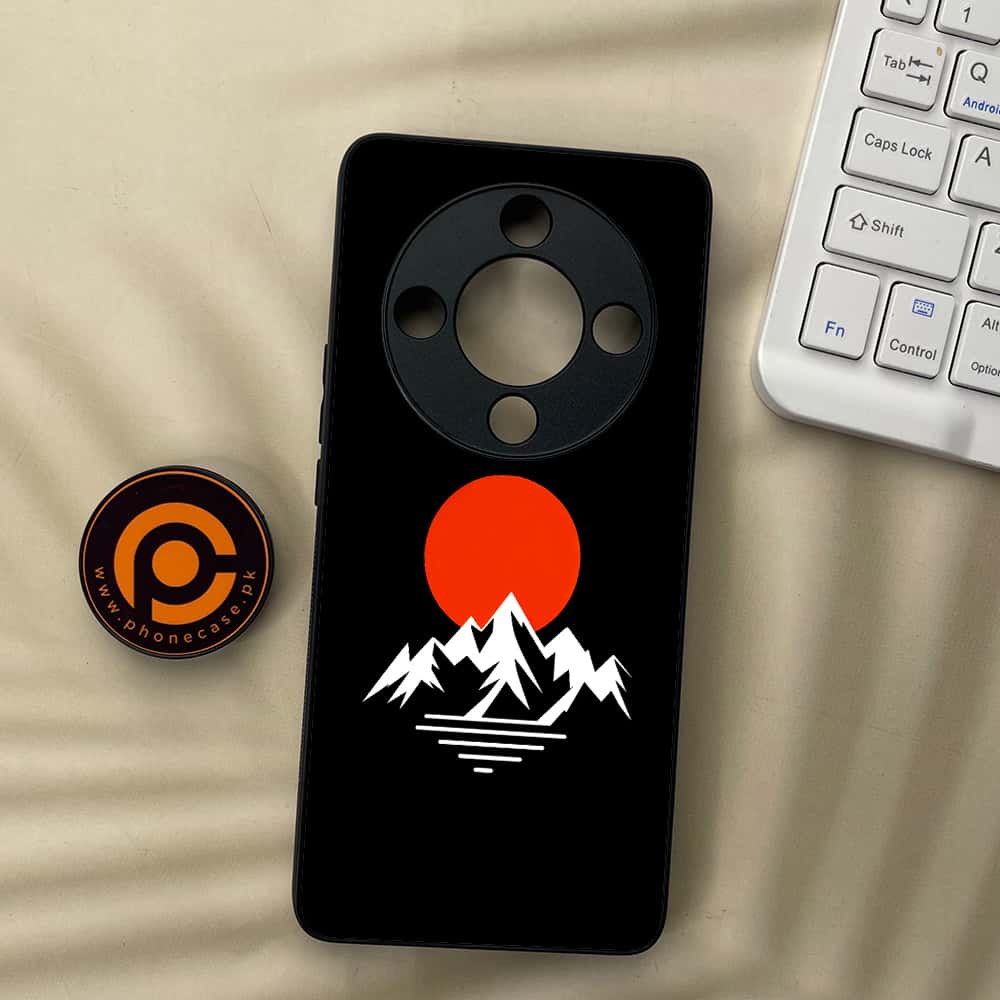 HONOR X9b 5G - Minimalistic Design Series - Premium Metal  Printed soft Bumper shock Proof Case