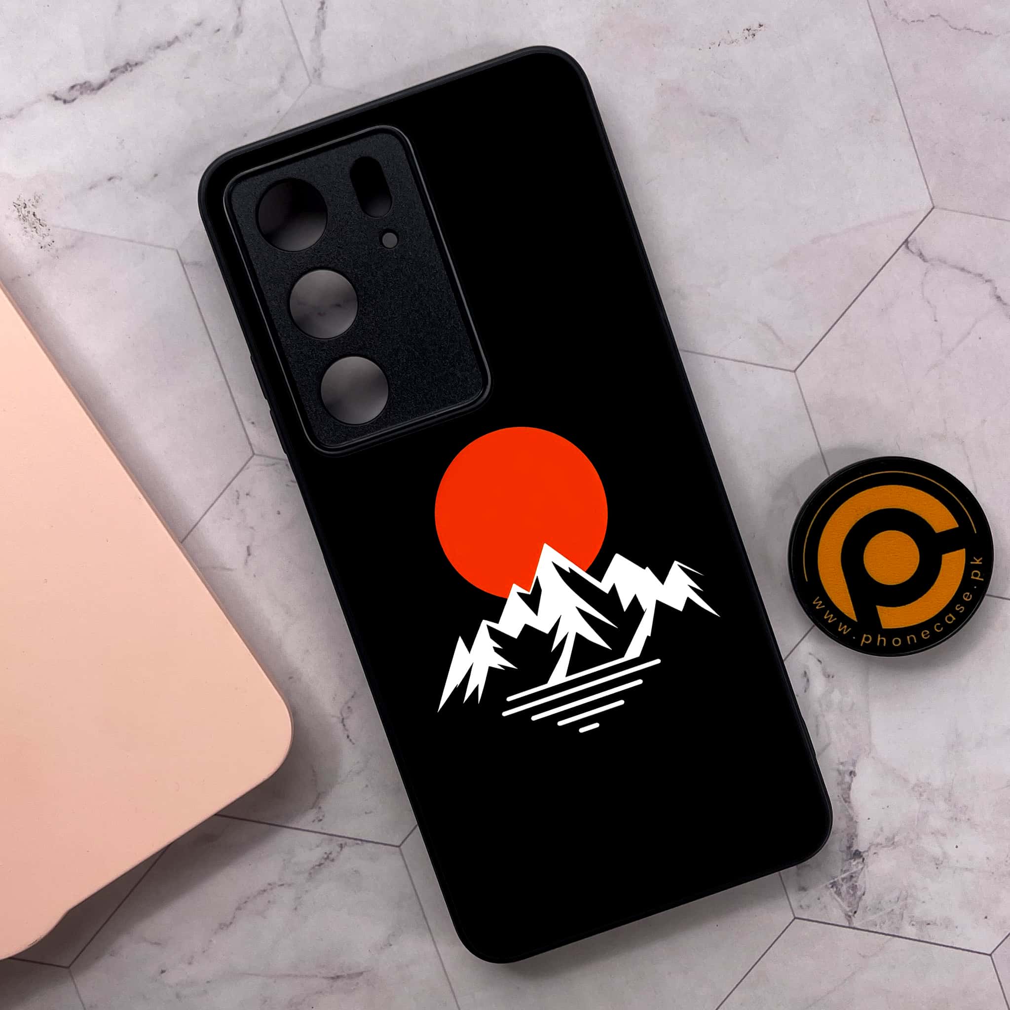 Realme C75x 4G - Minimalistic Design Series - Premium Metal Printed soft Bumper shock Proof Case