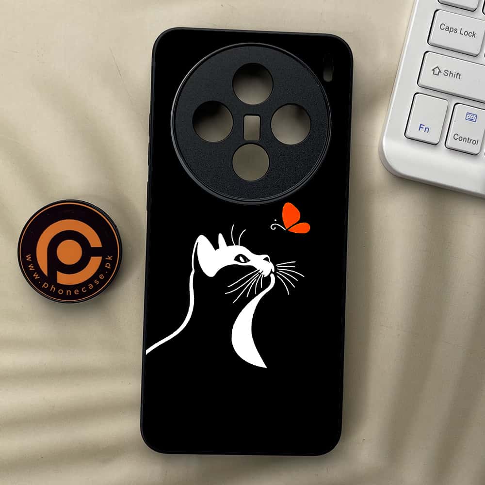 Vivo X200 - Minimalistic Design Series - Premium Metal  Printed soft Bumper shock Proof Case