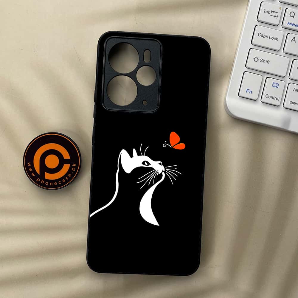 Realme 14T 5G - Minimalistic Design Series - Premium Metal Printed soft Bumper Shock Proof Case