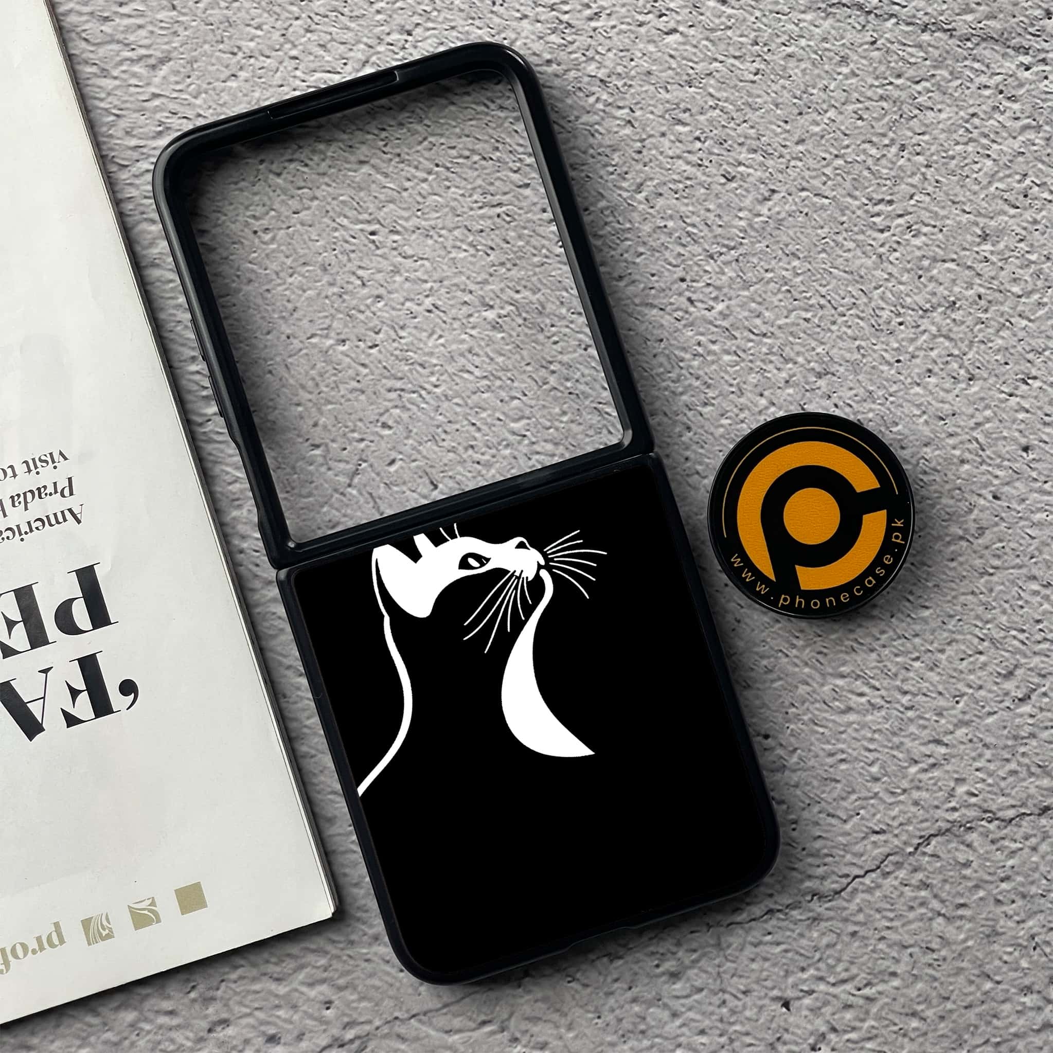 Xiaomi Mix Flip - Minimalistic Design Series - Premium Metal  Printed soft Bumper shock Proof Case