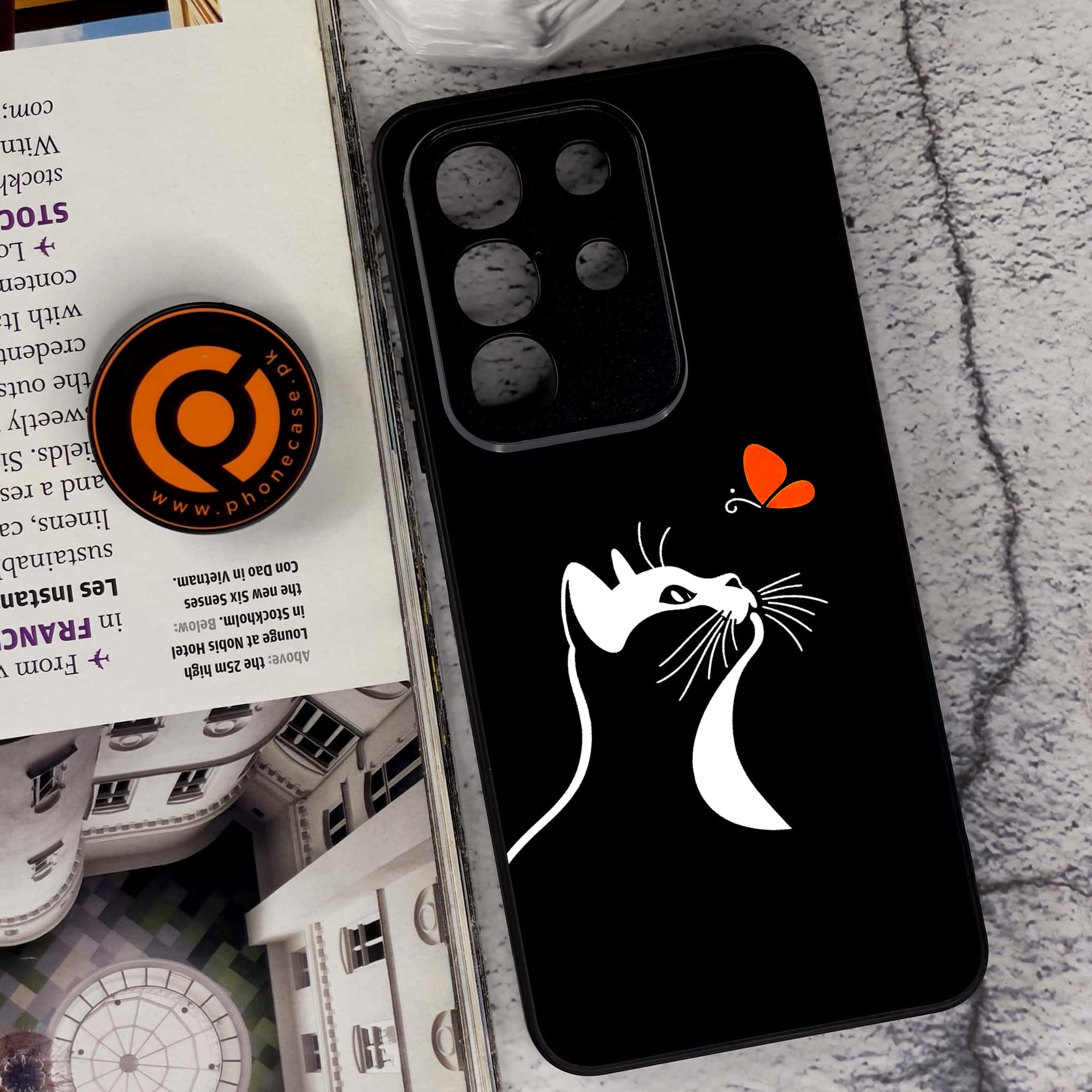 Vivo Y29 4G - Minimalistic Design Series - Premium Metal Printed soft Bumper Shock Proof Case